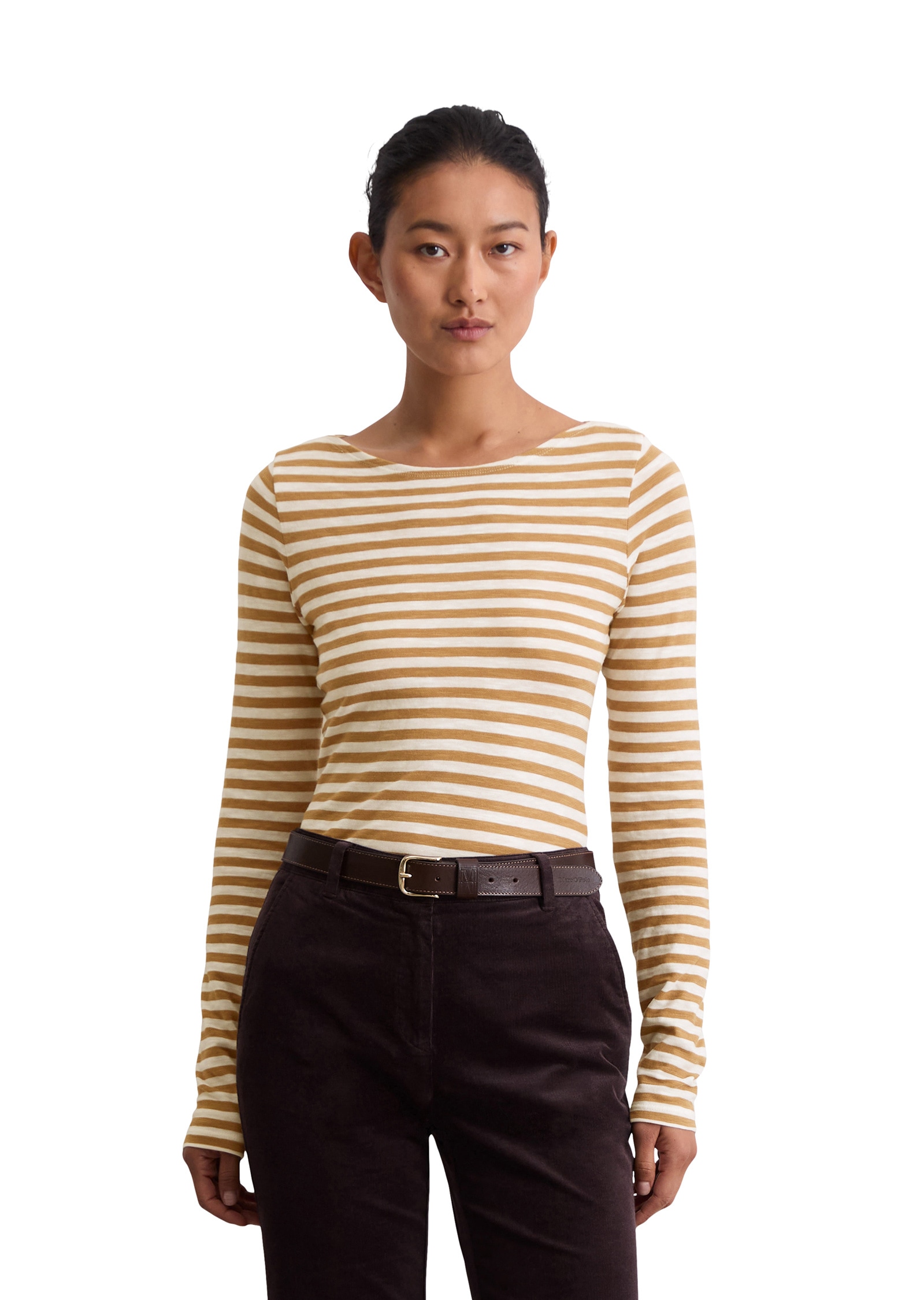 Marc OPolo Langarmshirt "aus Organic Cotton-Qualität" günstig online kaufen