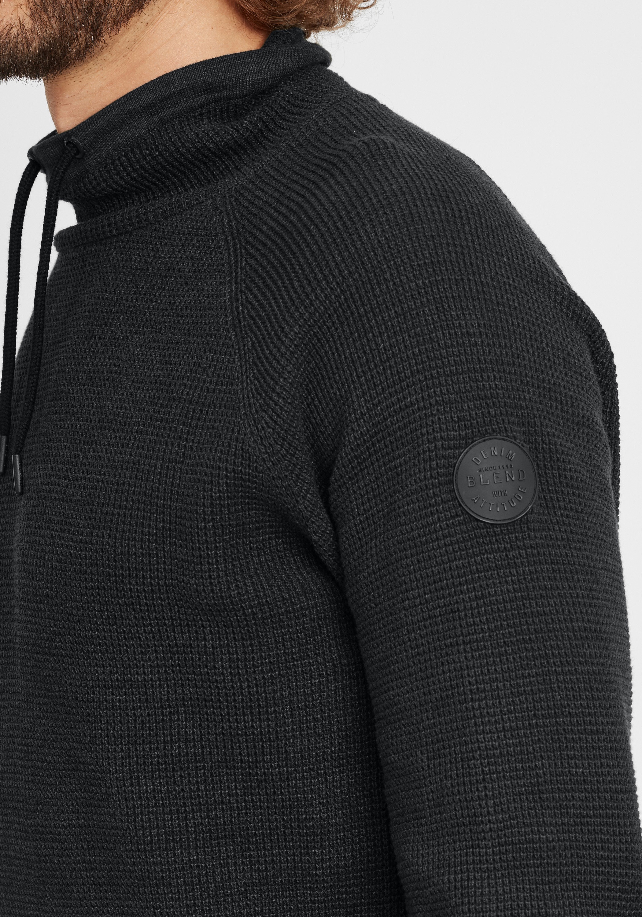 Blend Strickpullover »BHComulco« Strickpullover aus Grobstrick mit Tube-Kragen