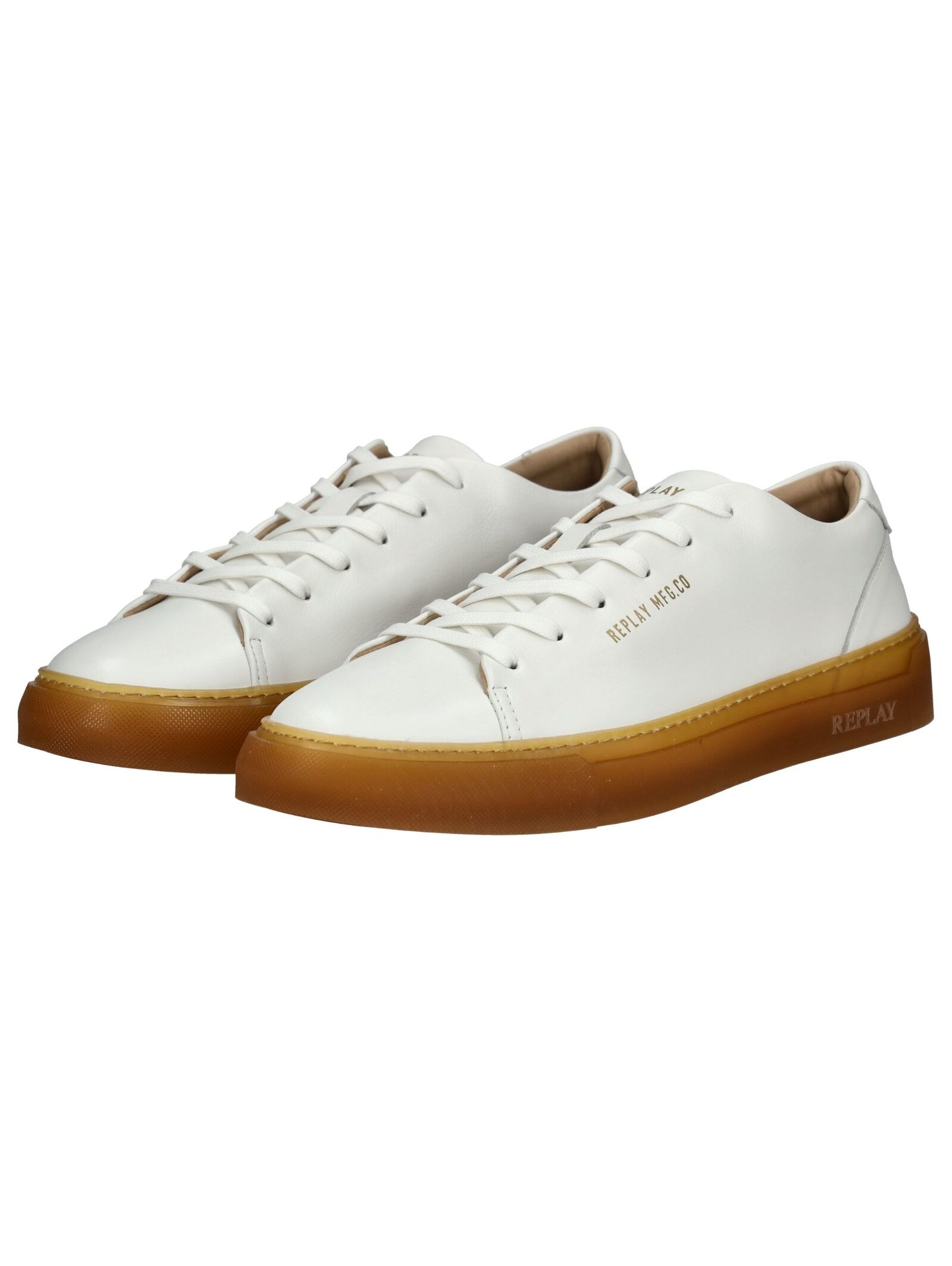 Replay Sneaker Leather Men's White 43 3