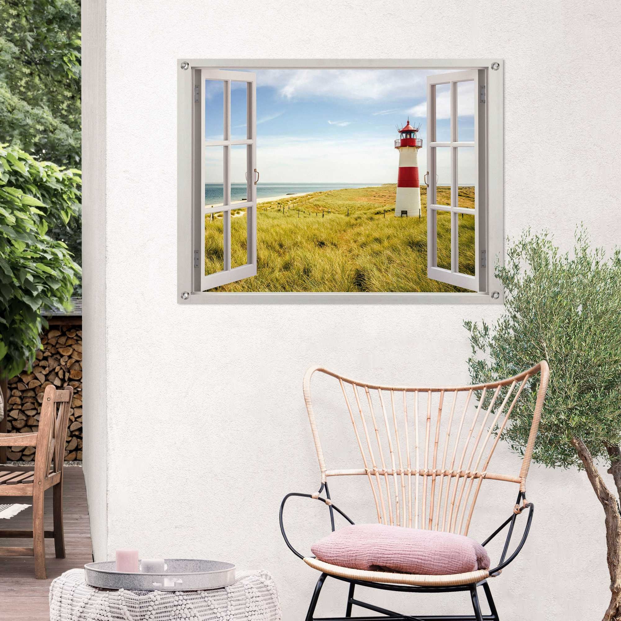 Reinders Poster "Leuchtturm-Ansicht", Outdoor für Garten oder Balkon günstig online kaufen