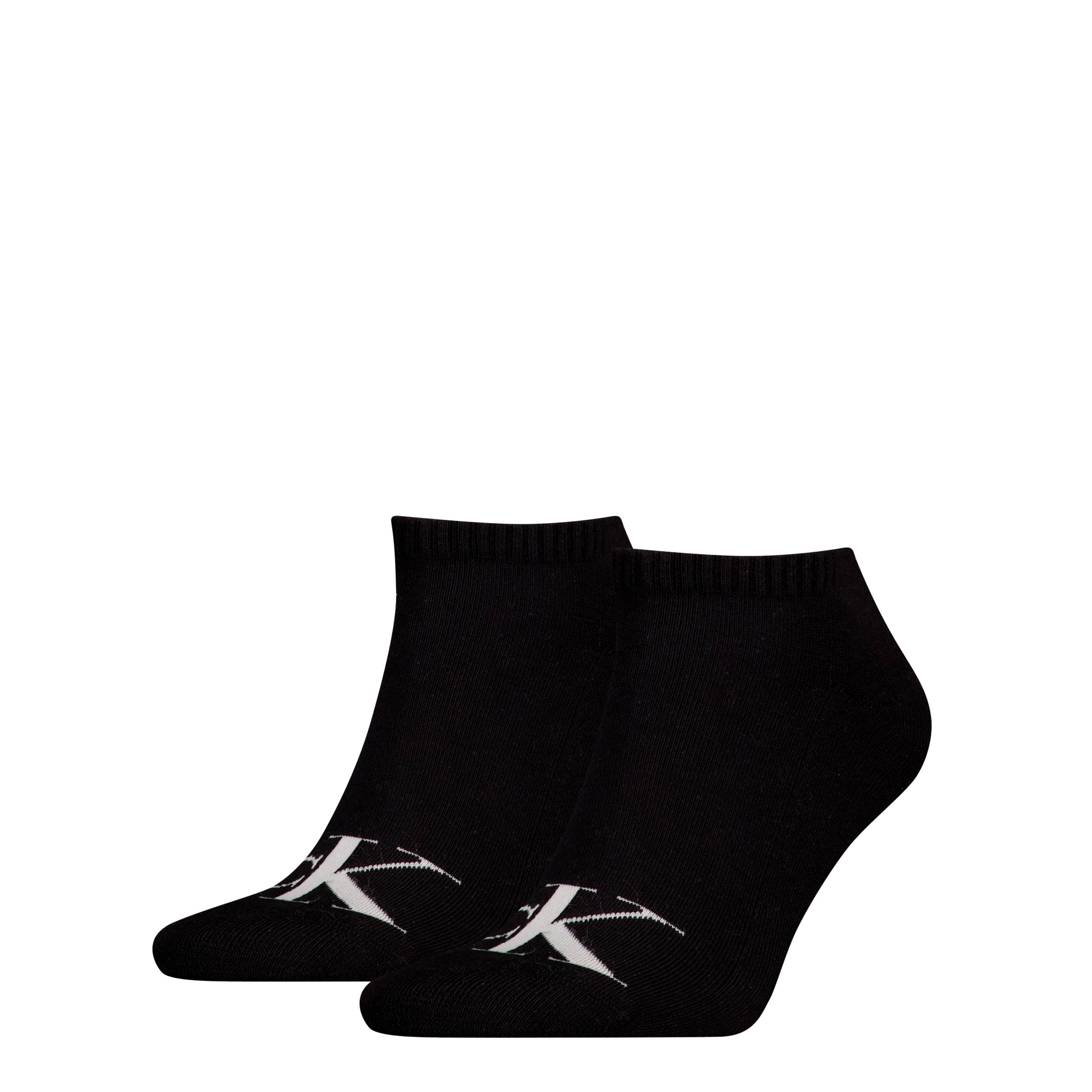 Calvin Klein Jeans Sneakersocken "CKJ MEN SNEAKER 2P MONOGRAM" 2 Paar, 2 Paar tlg. komfortable Frotteesohle für zusätzlichen Komfort