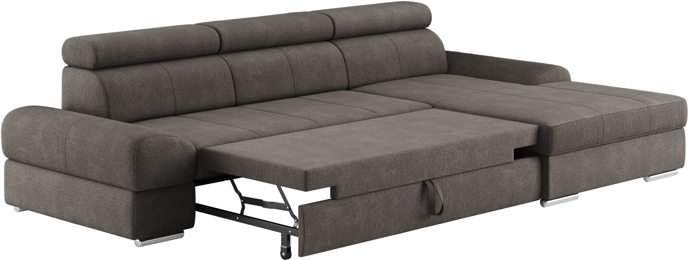 sit&more Ecksofa »Broadway L-Form«, inklusive Kopfteilverstellung, wahlweise mit Bettfunktion