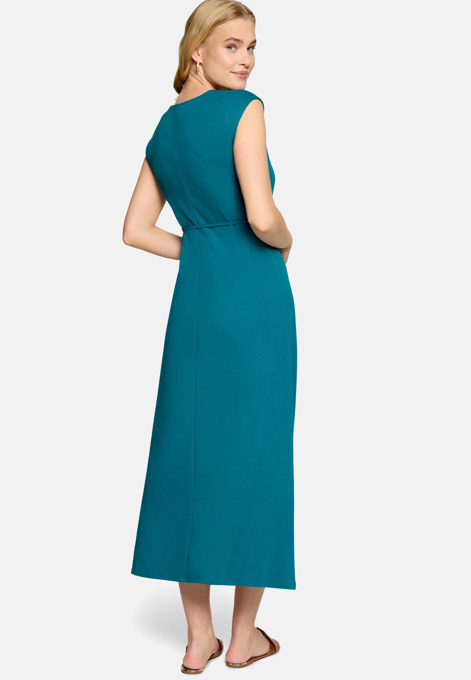 Zero Maxikleid »Damen mit Gürtel« Material