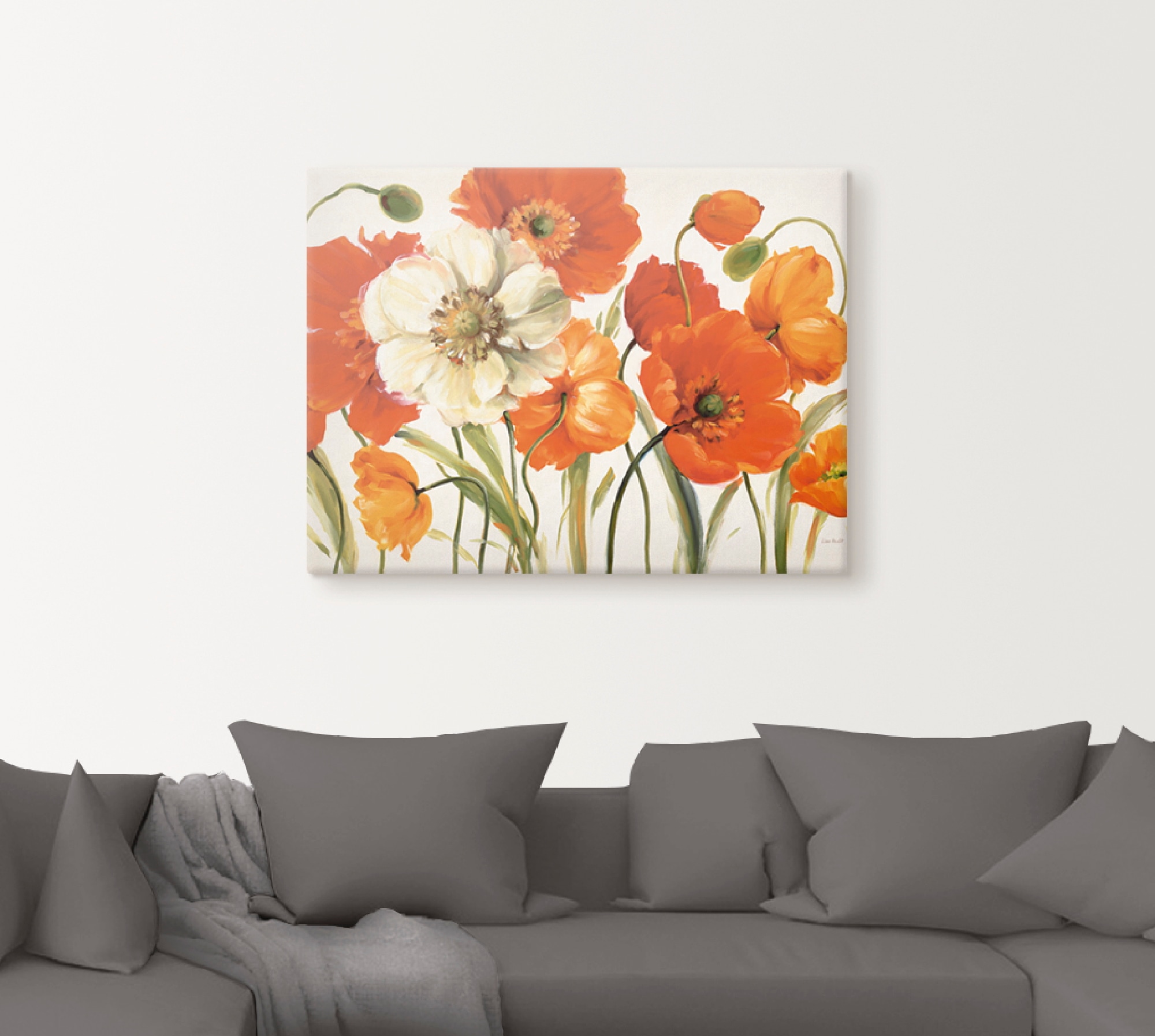Artland Wandbild »Mohnblumen I«, Blumen, (1 St.), als Leinwandbild, Poster, Wandaufkleber in verschied. Größen