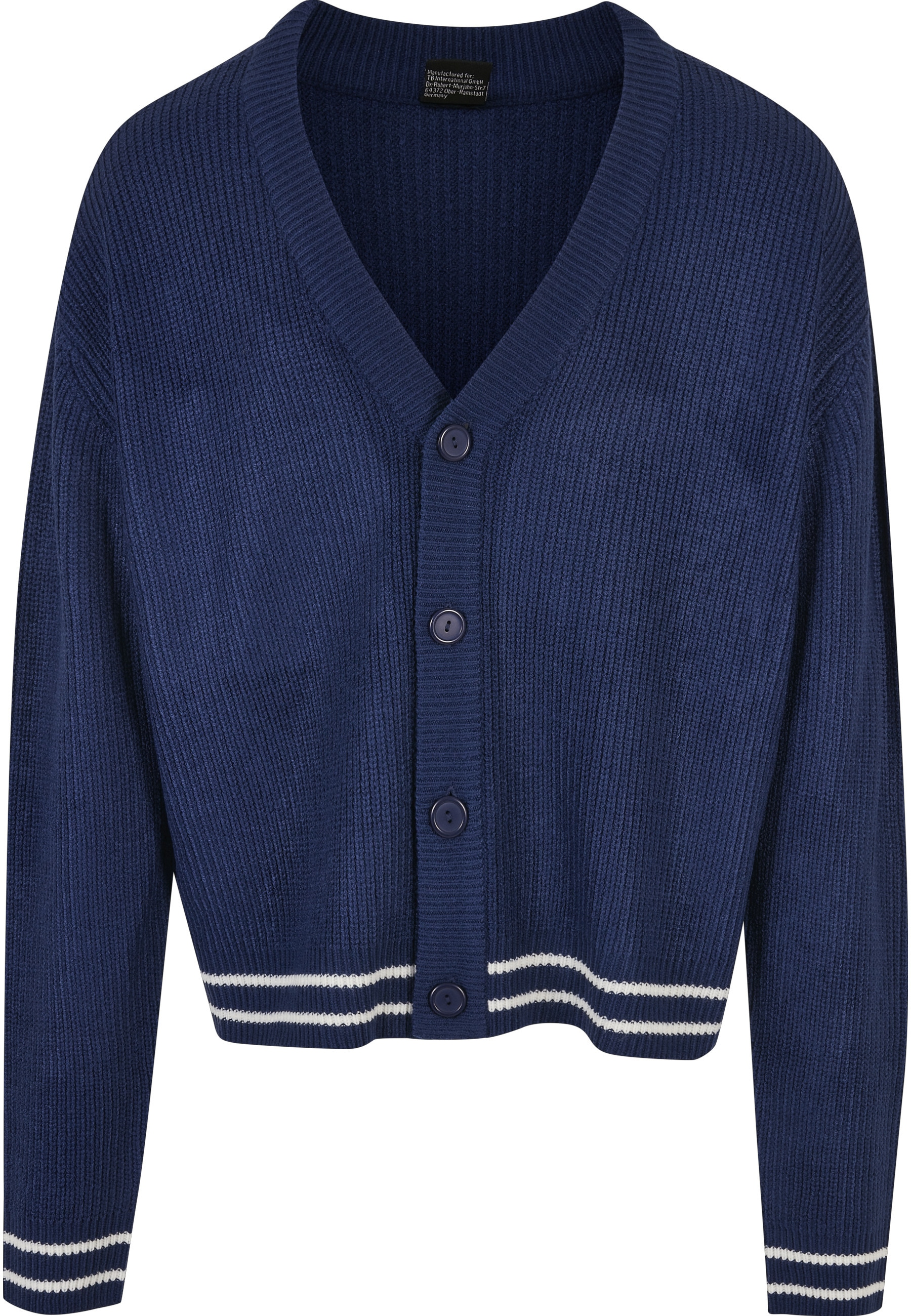 URBAN CLASSICS Cardigan "Urban Classics Herren Sporty Boxy Cardigan" 1 Stk.