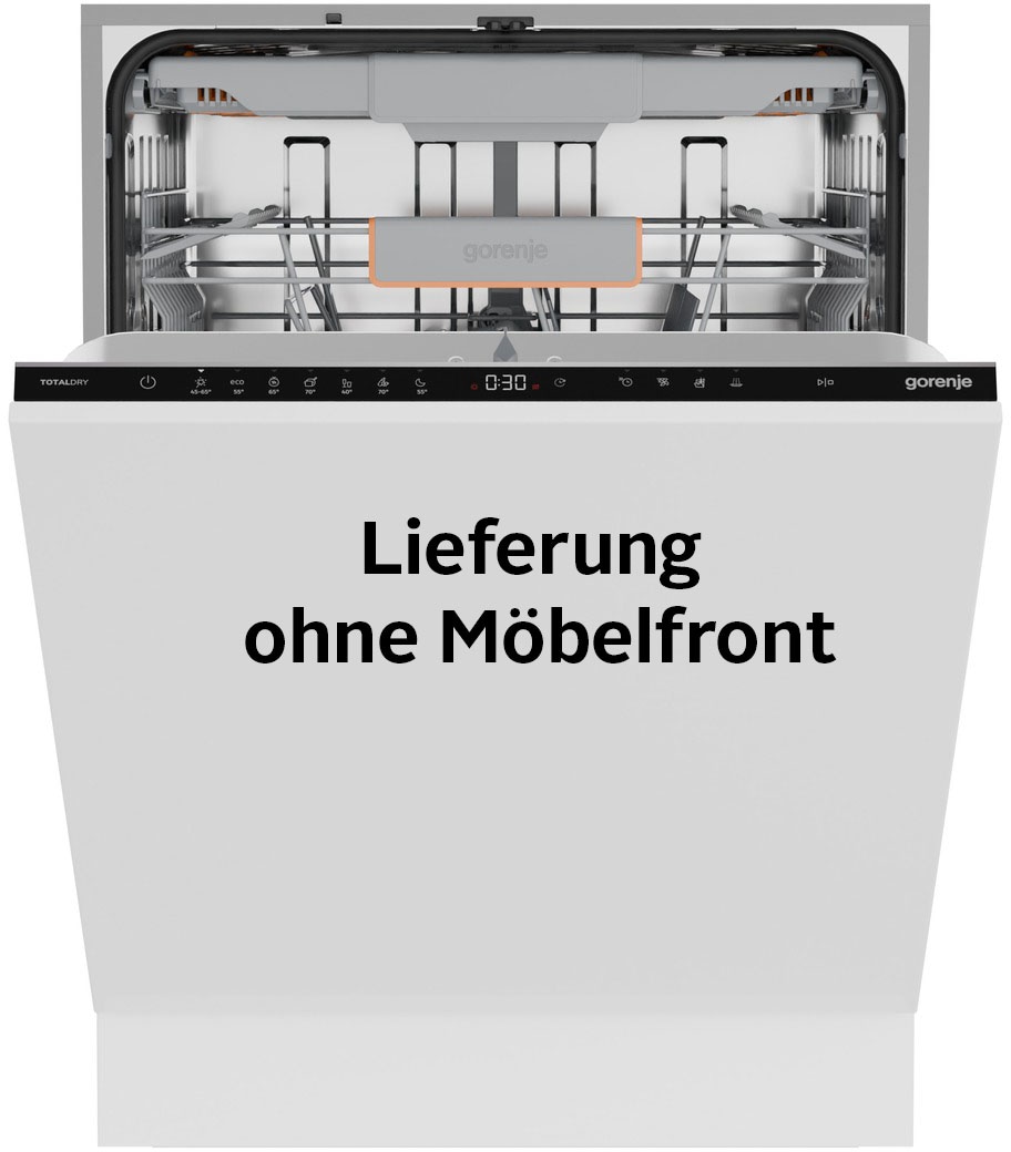 GORENJE vollintegrierbarer Geschirrspüler "GV663C95" 9,4 l 16 tlg. Maßgedecke 16 Maßgedecke, auto. Türöffnung, Besteckschublade