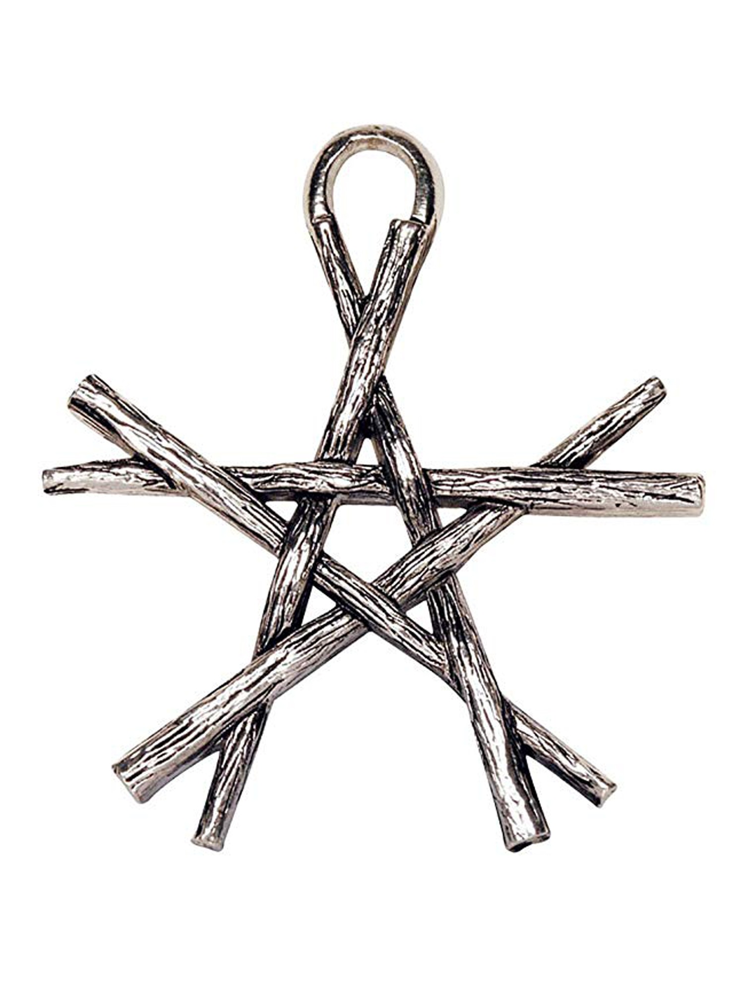 Amulett »Amulett Anhänger«, Pentagramm der Zauberstäbe - Stabilität, Sicherheit, Stärke