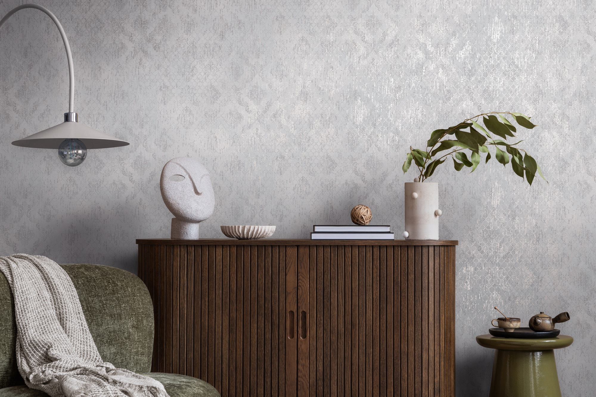 living walls Vliestapete "Ornamenttapete diverse Farben strukturiert vintage" Barock strukturiert