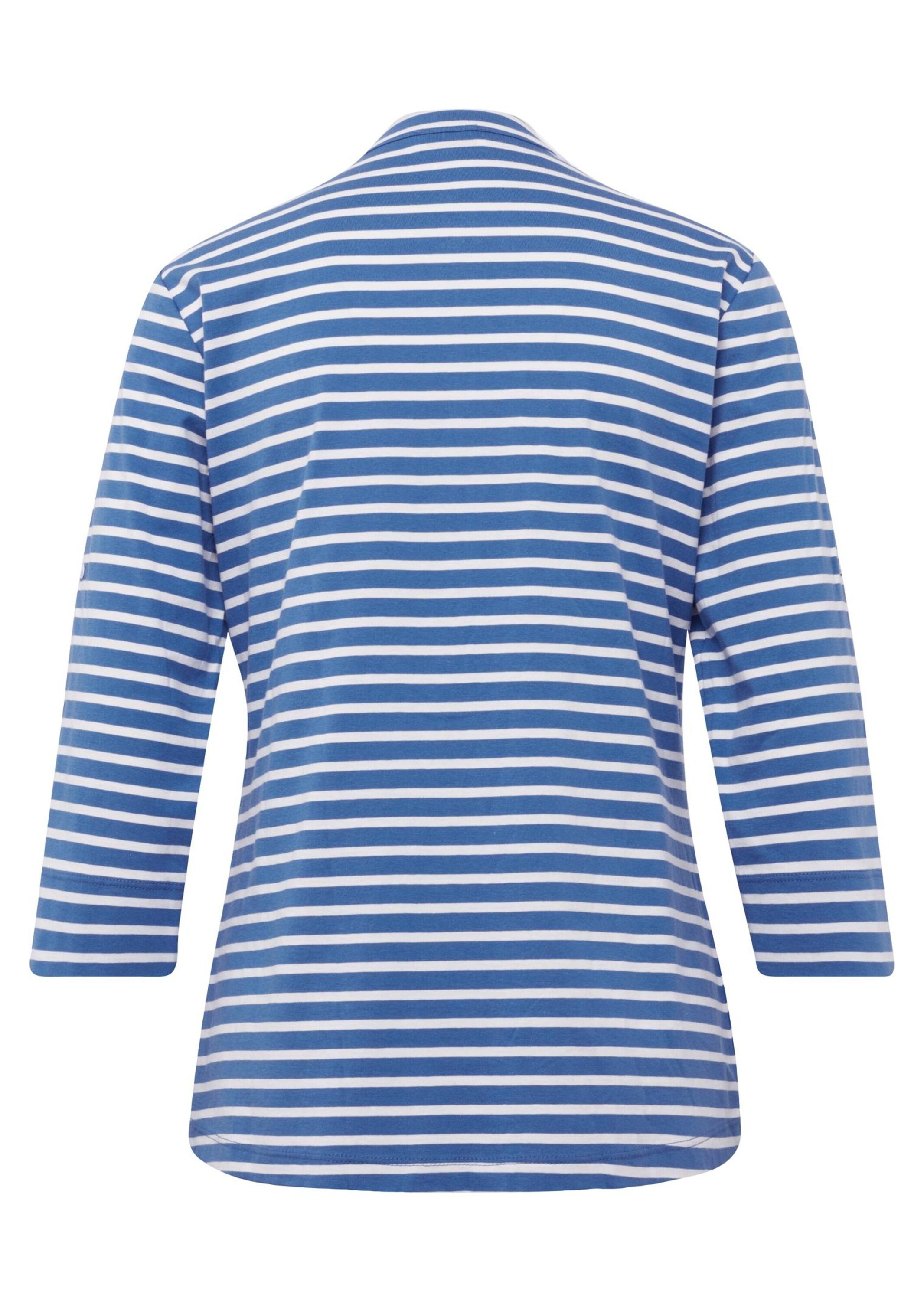 GOLDNER 3/4-Arm-Shirt »Sportives Ringelshirt in Longform«