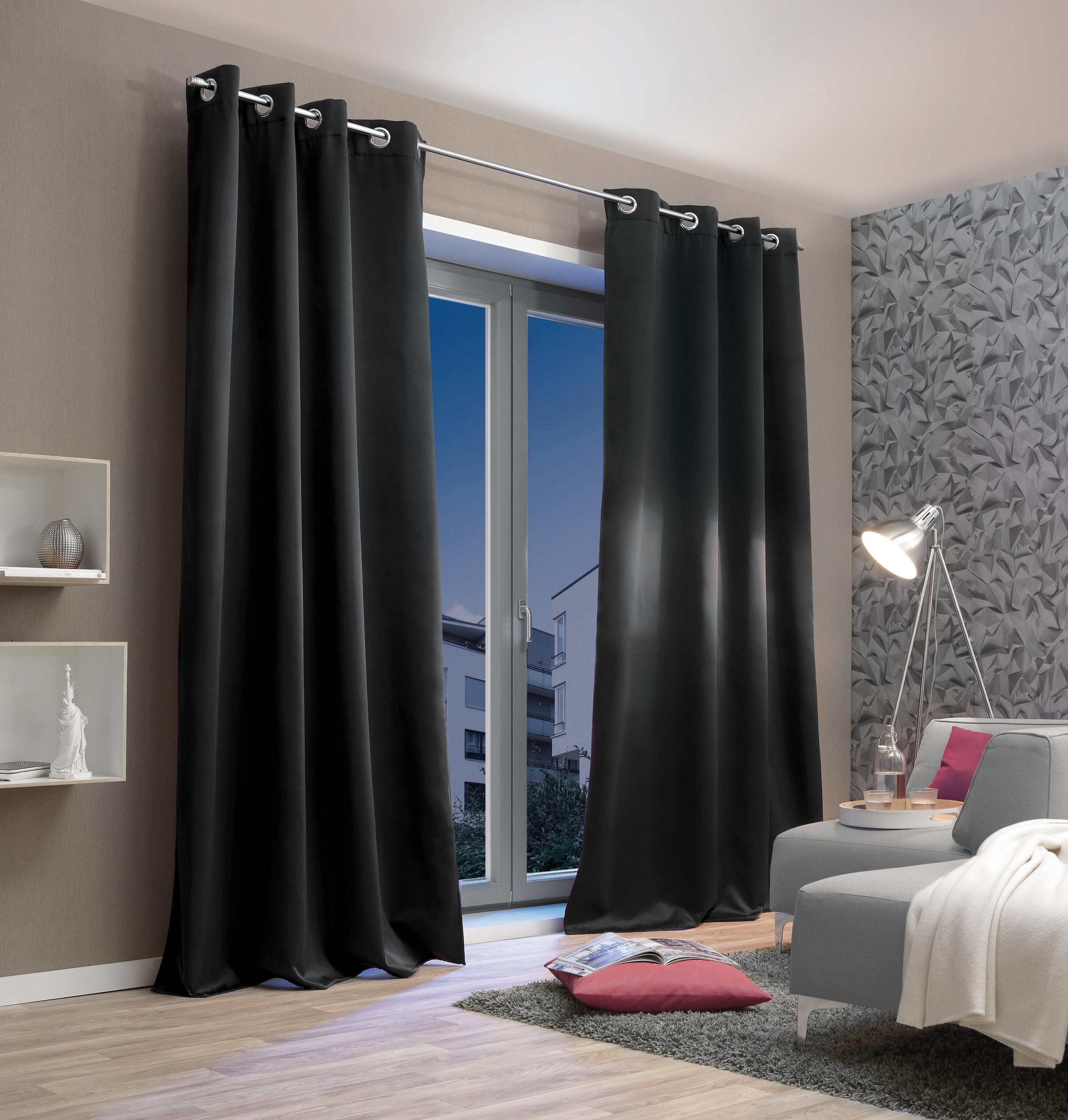 Home Basics Užuolaidos »DARIA« (1 St.) HxB: 245x13...