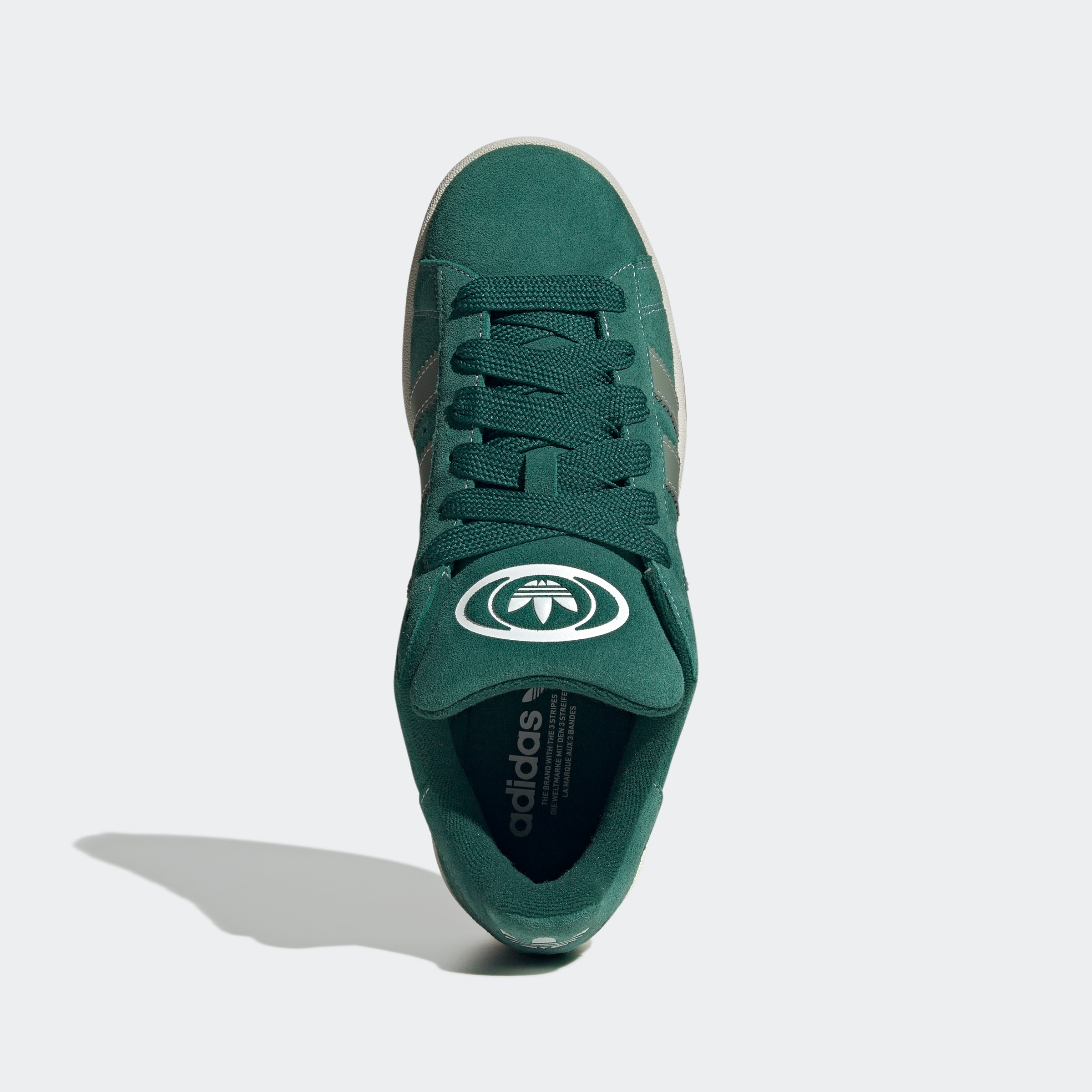 Sneaker ADIDAS ORIGINALS "CAMPUS 00S", Herren, Gr. 40, weiß (collegiate grün, silber grün, sanftes weiß), Leder, Schuhe Sneaker, Topseller 3