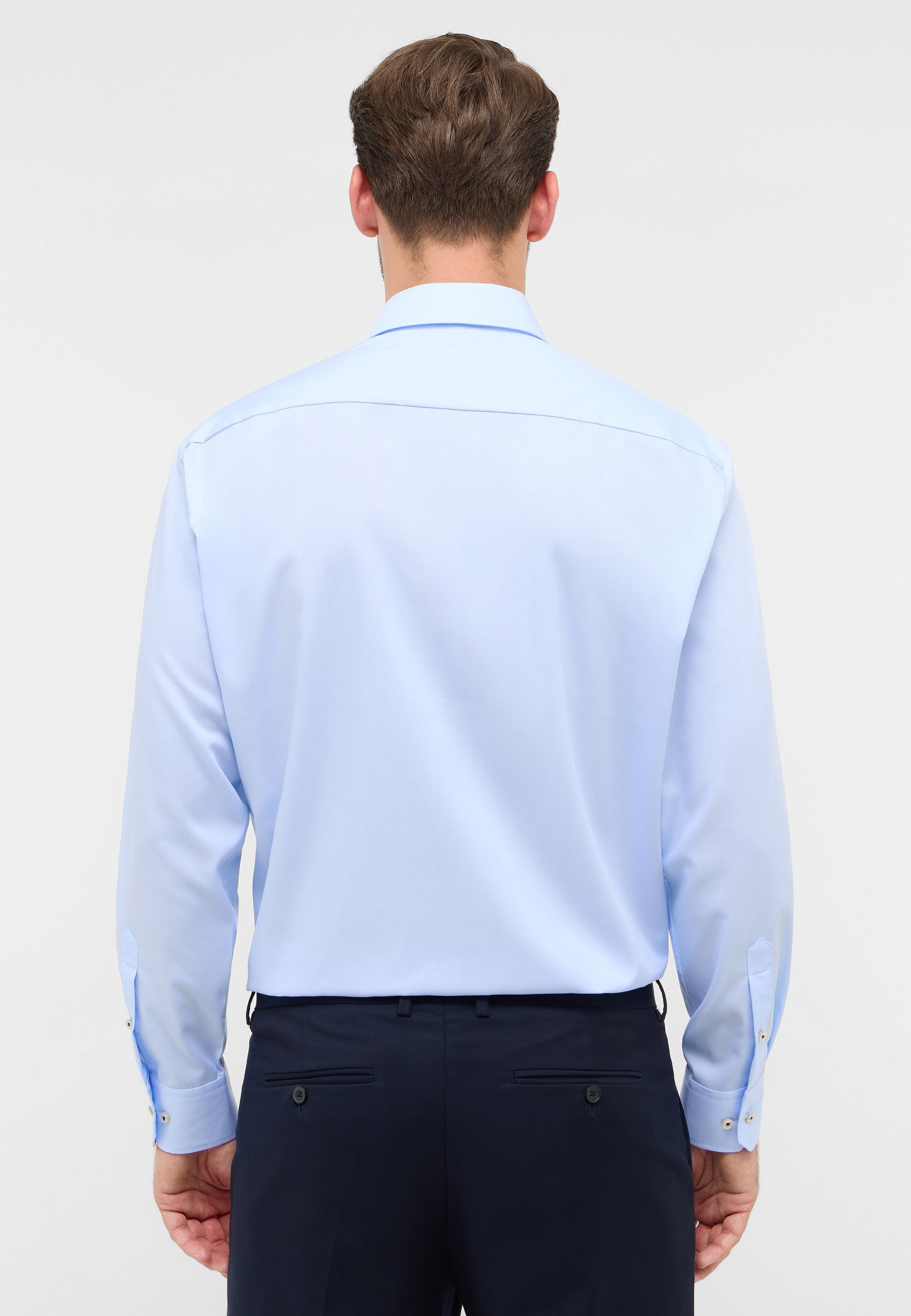 Eterna Langarmhemd, NON IRON (bügelfrei)