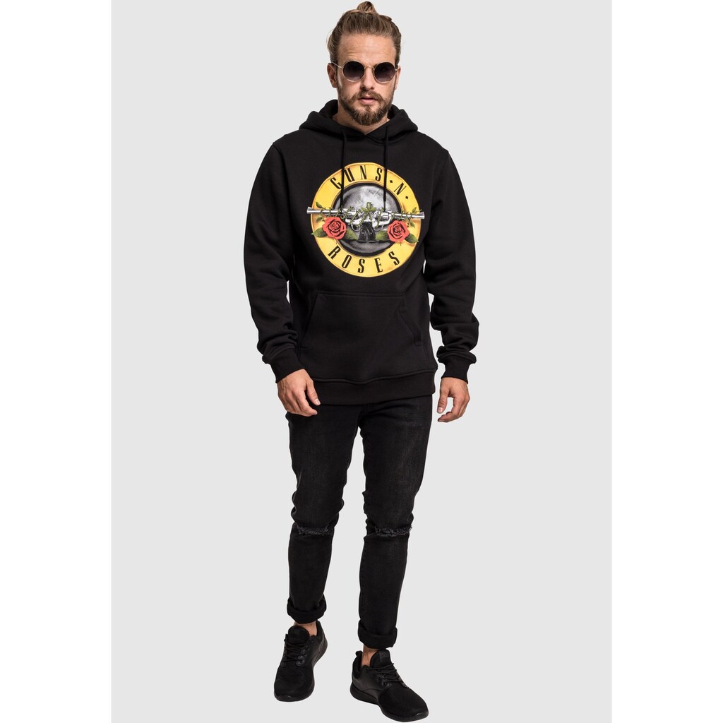 Merchcode Kapuzensweatshirt »Merchcode Herren Guns n' Roses Logo Hoody«, (1 tlg.)