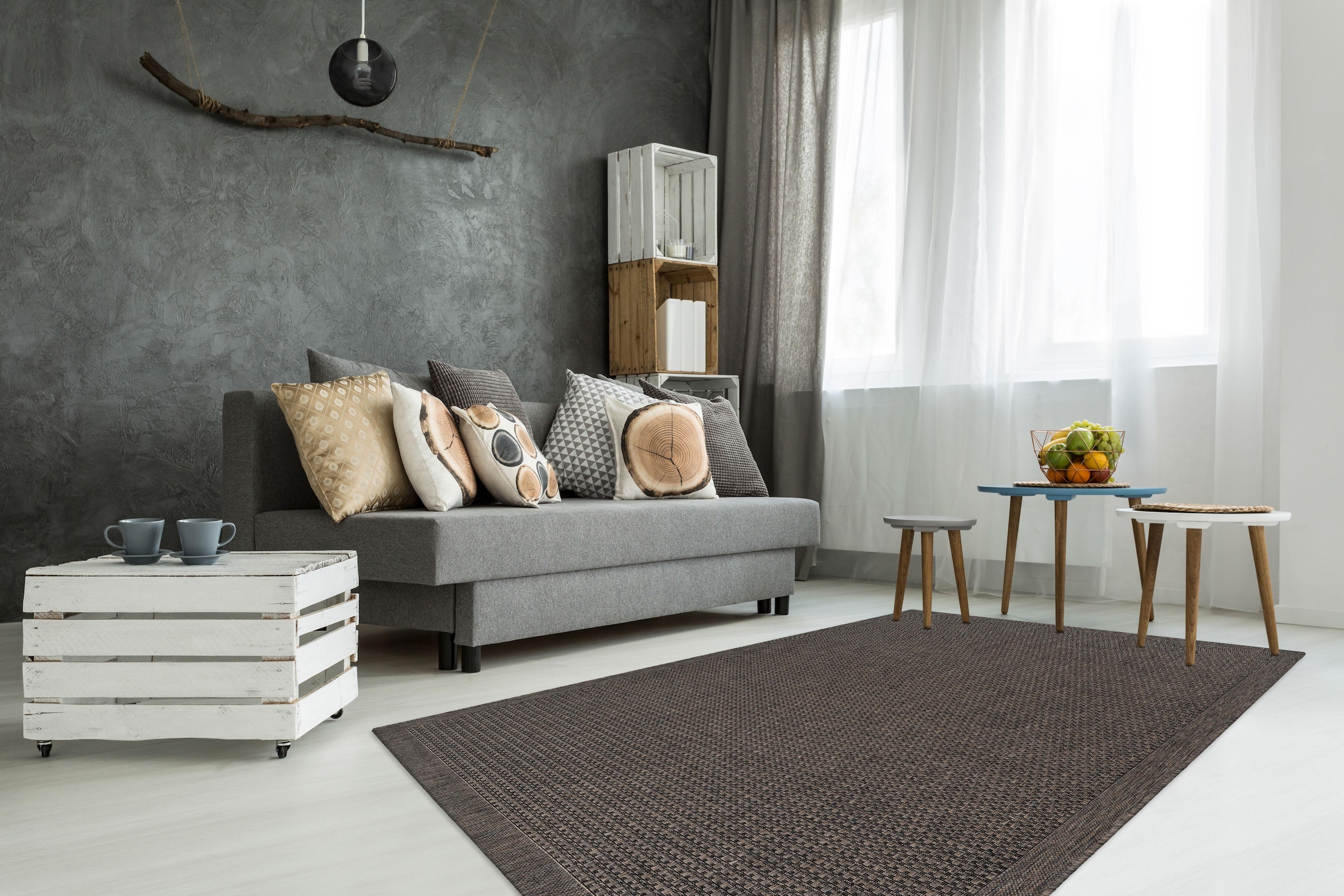 LALEE Teppich »Sunset 607«, rechteckig, In- und Outdoor geeignet, Wohnzimmer  bestellen | BAUR | Kurzflor-Teppiche