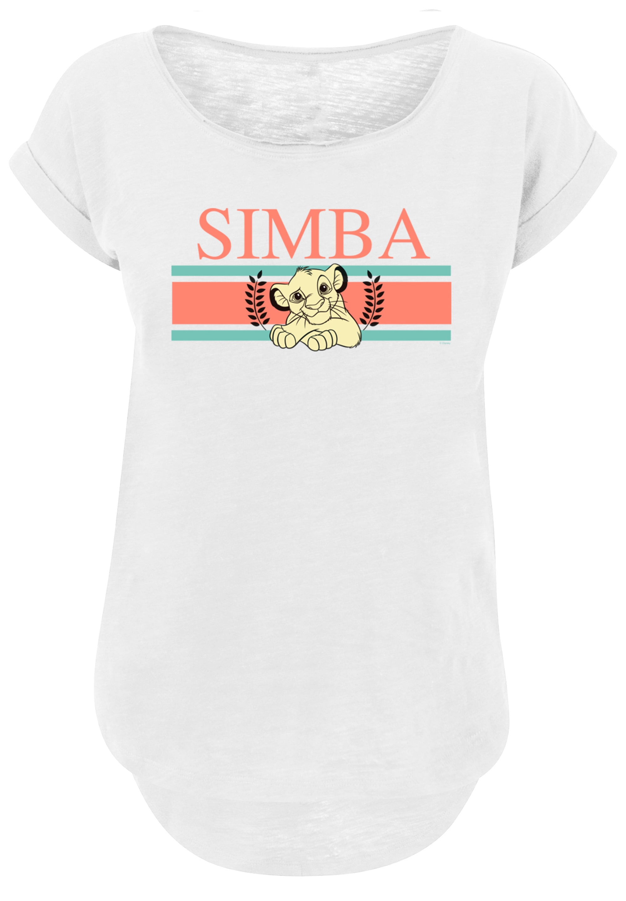 F4NT4STIC T-Shirt »König der Löwen Simba Stripes«, Print