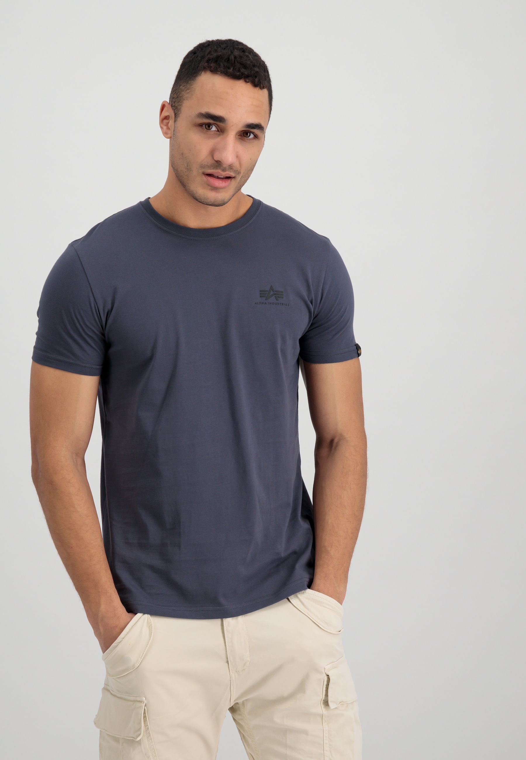 T-Shirt kaufen Polos »Alpha Alpha BAUR Industries Men Backprint T-Shirts ▷ - | T« Industries &