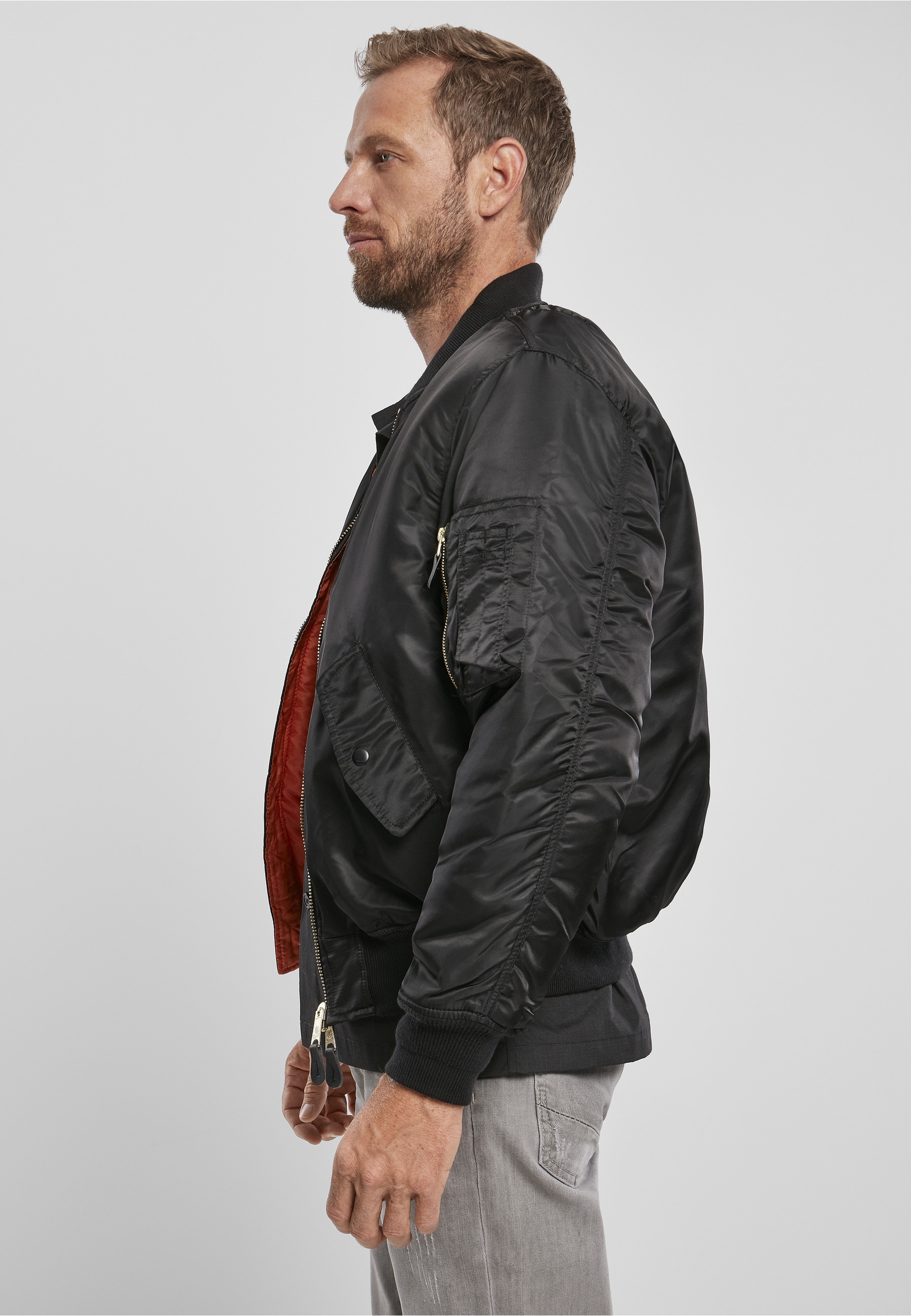 Brandit Anorak »Brandit Herren MA1 Bomber Jacket« 1 Stk. tlg. ohne Kapuze