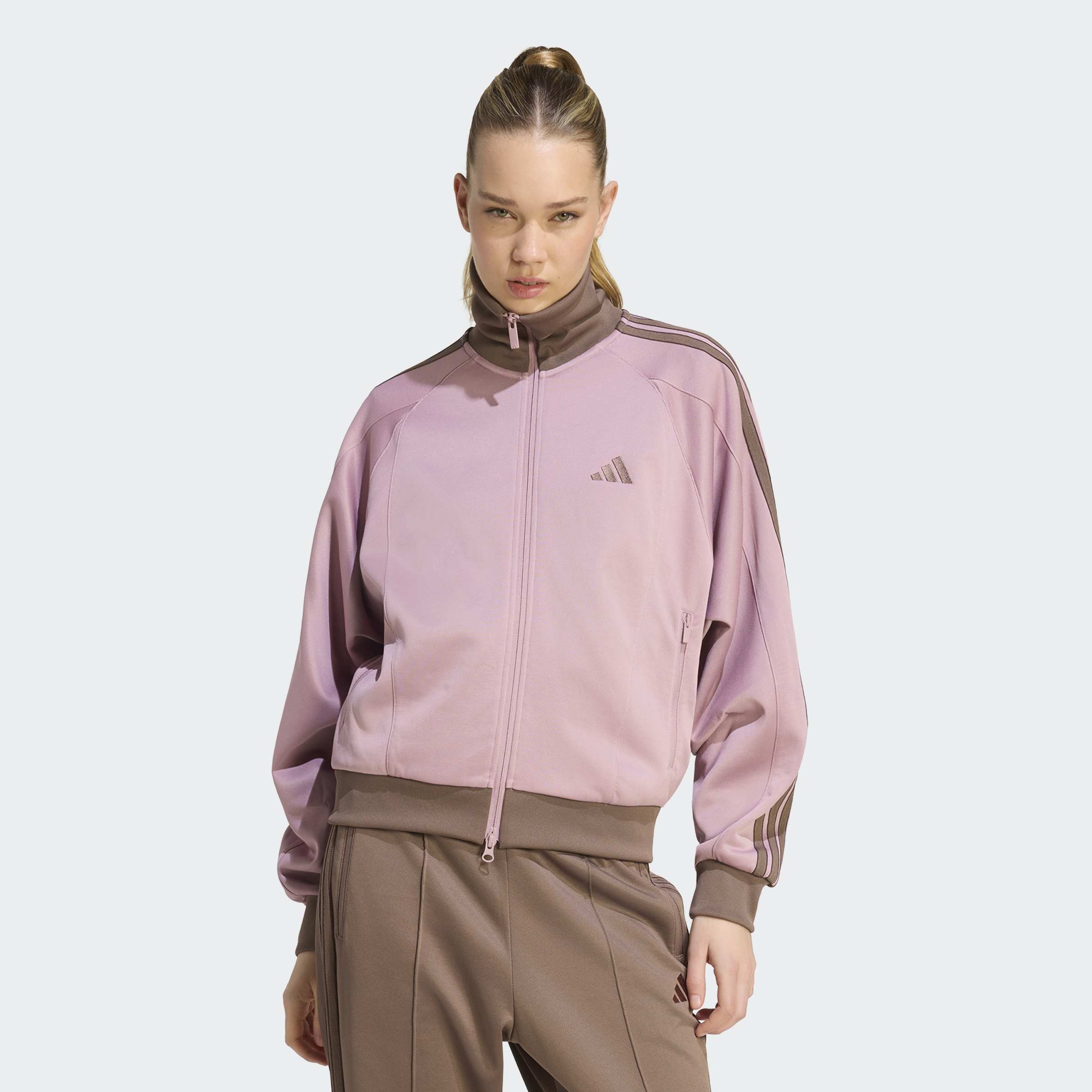 adidas Sportswear Trainingsjacke "STADIUM PIQUE LOOSE FIT TRACK" sportlicher Stil, aus Polyester und Baumwolle