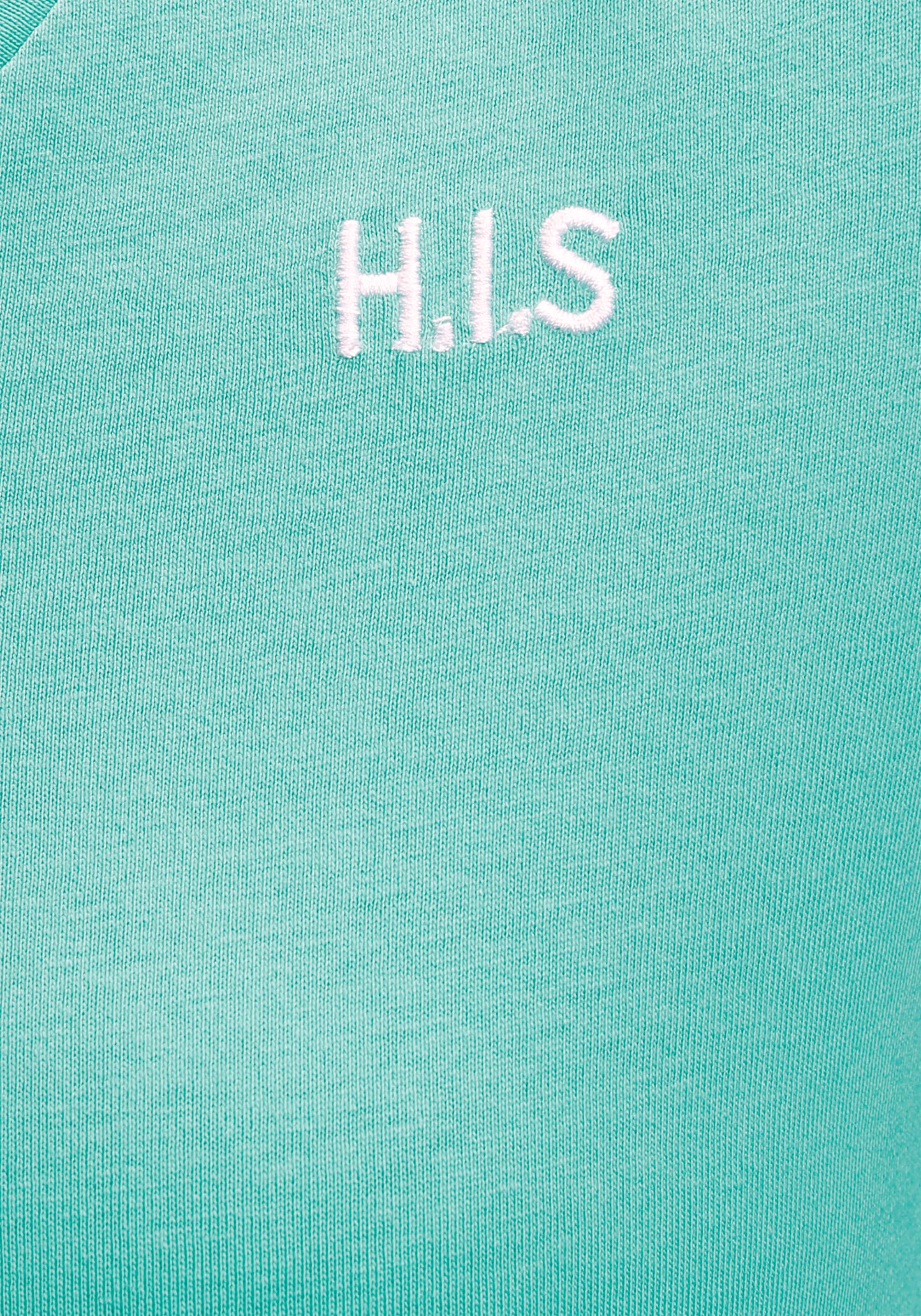 H.I.S T-Shirt »Essential-Basics«, (Spar-Set, 3er-Pack), hüftlange Passform, figurumspielender Schnitt, aus 100% Baumwolle