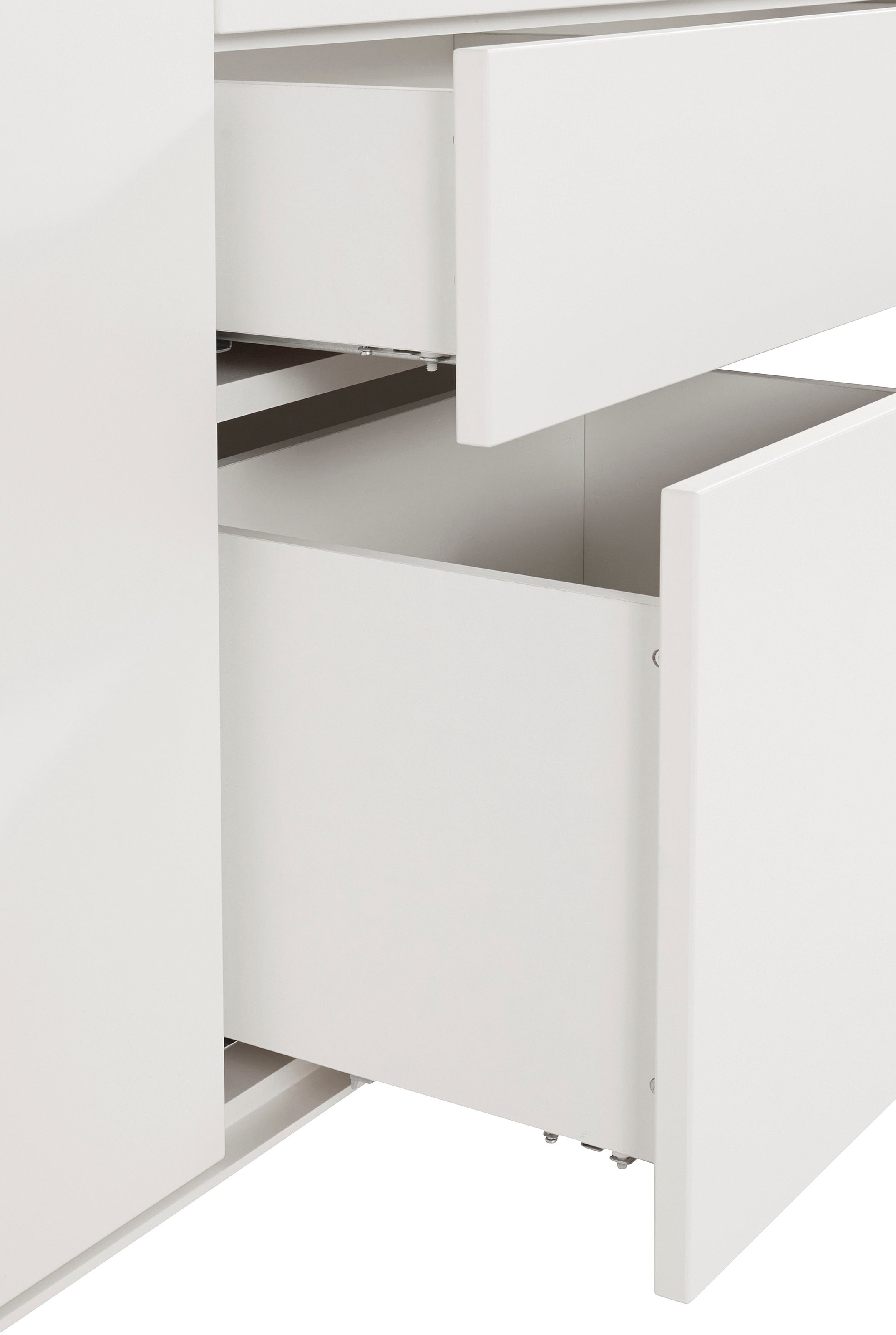LeGer Home by Lena Gercke Sideboard »Essentials«, (2 St.), Breite: 279cm, MDF lackiert, Push-to-open-Funktion