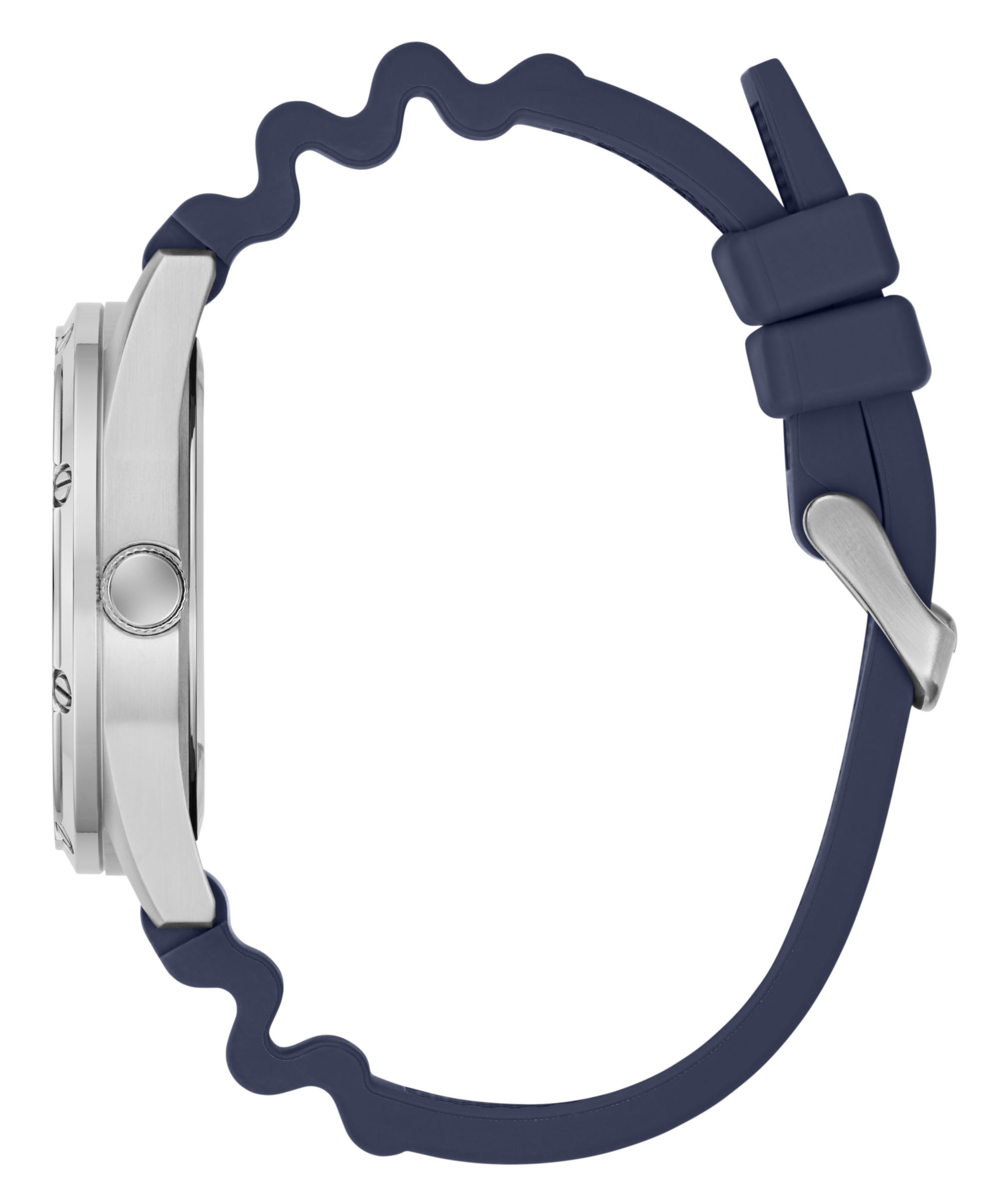 Guess Quarzuhr »SCOTT« Armbanduhr, Herrenuhr, Silikonarmband, analog