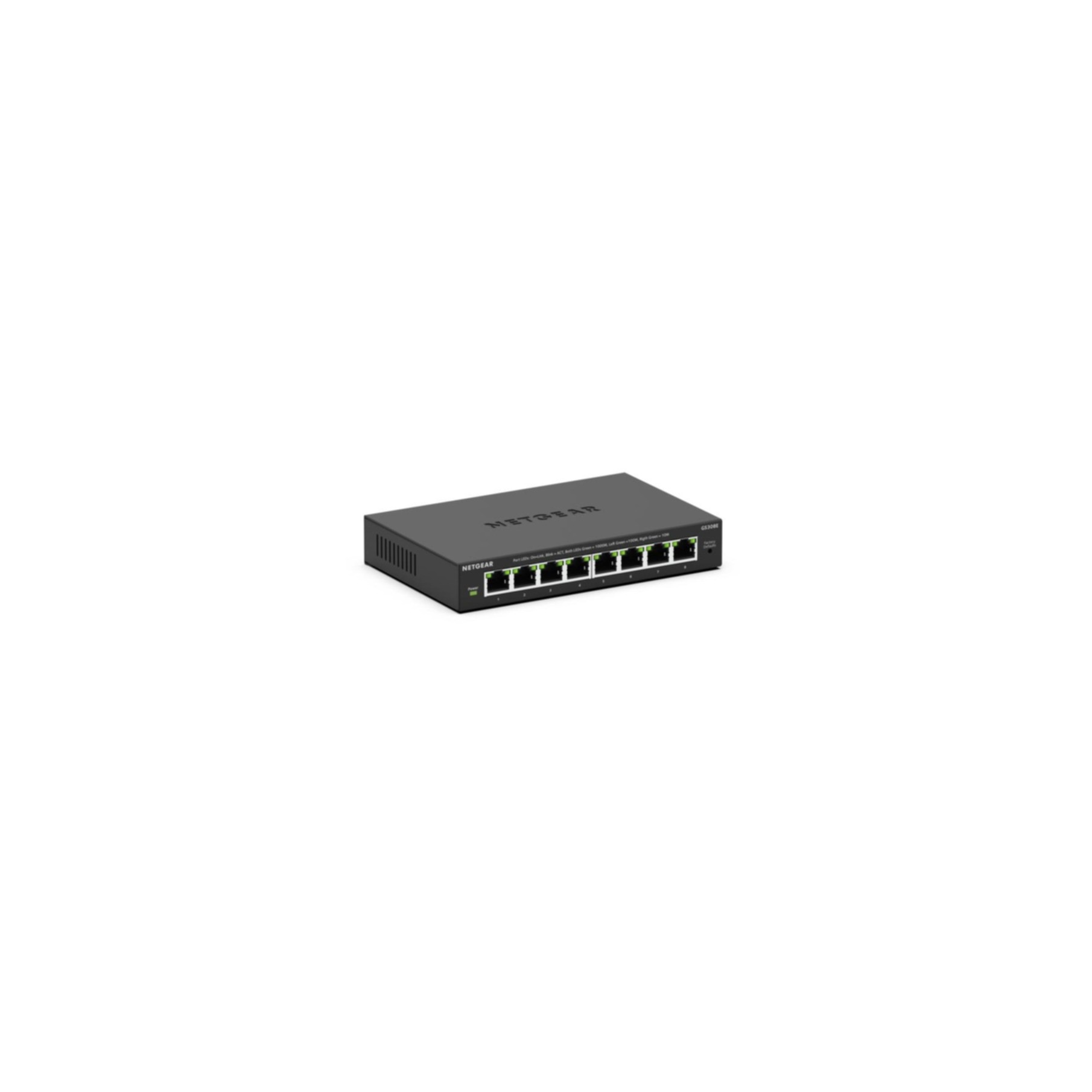 NETGEAR Netzwerk-Switch "GS308E", B:16cm H:9cm T:20,5cmohne farbbezeichnung, Netzwerk-Switches