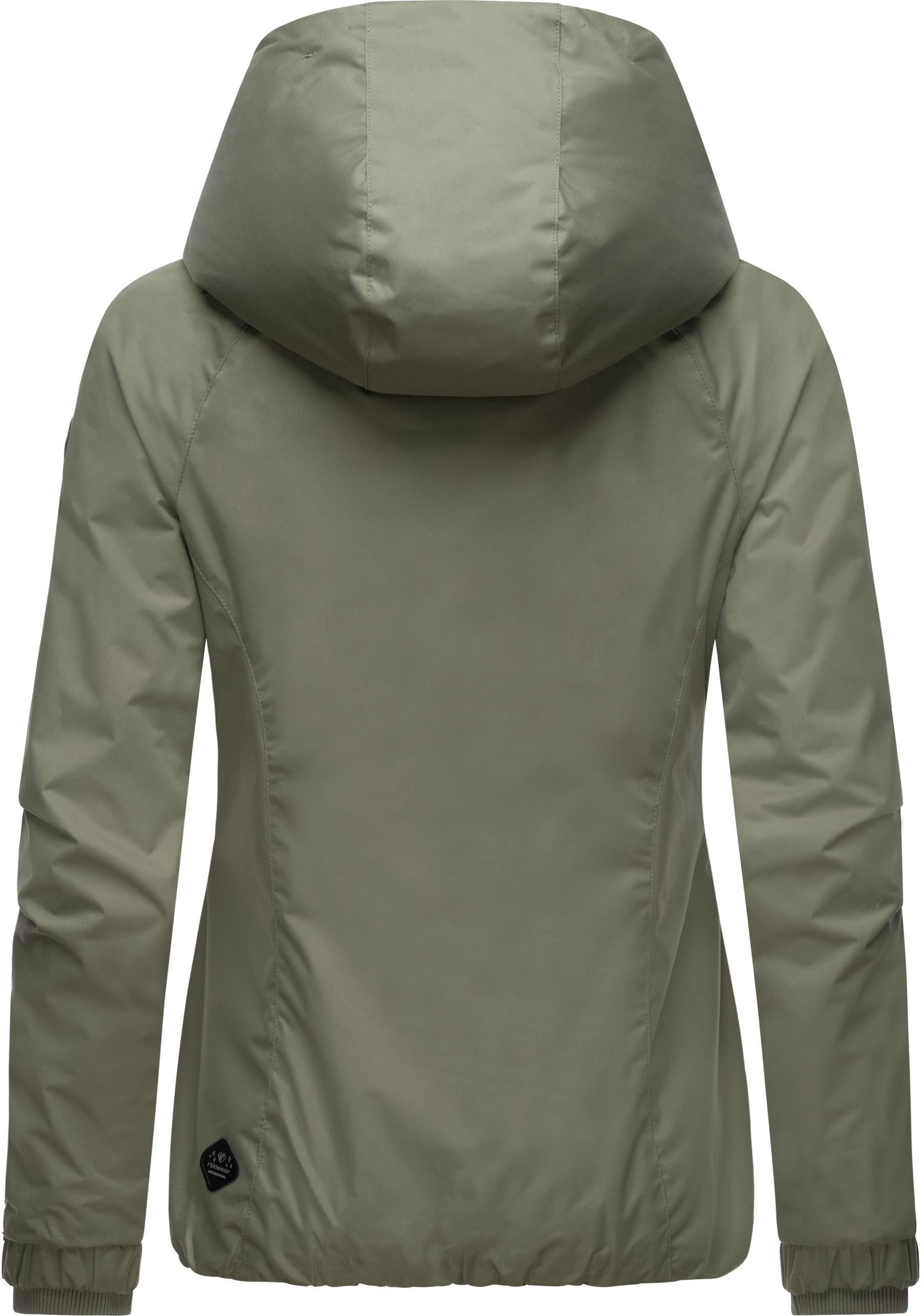 Ragwear Outdoorjacke »Dizzie«, mit Kapuze, Wasserdichte Übergangsjacke mit großer Kapuze