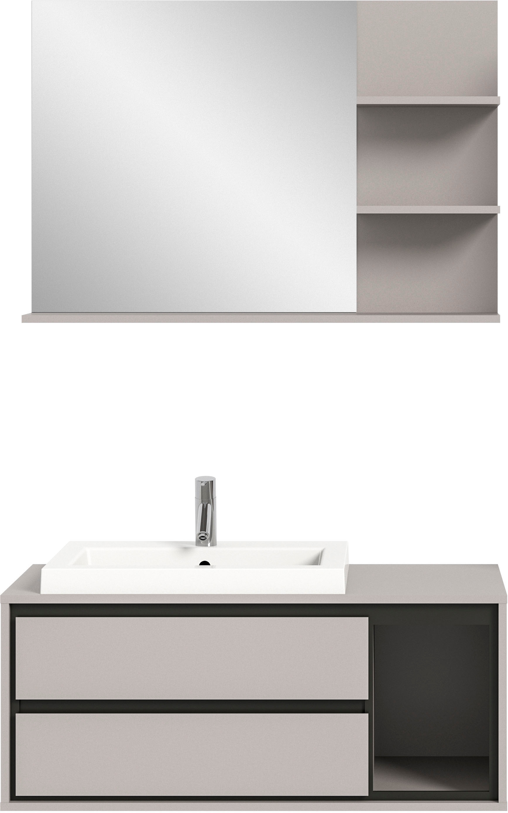 INOSIGN Badmöbel-Set "Skygge, 2 teilig, inkl. Mineralguss-Waschbecken, best günstig online kaufen