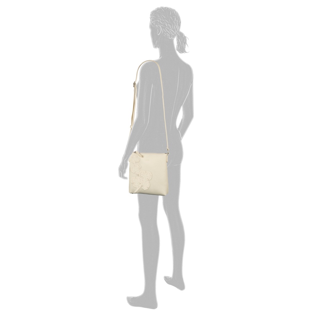 Gabor Umhängetasche "Jovita" mit verspielten 3D-Blüten auf weich genarbtem günstig online kaufen