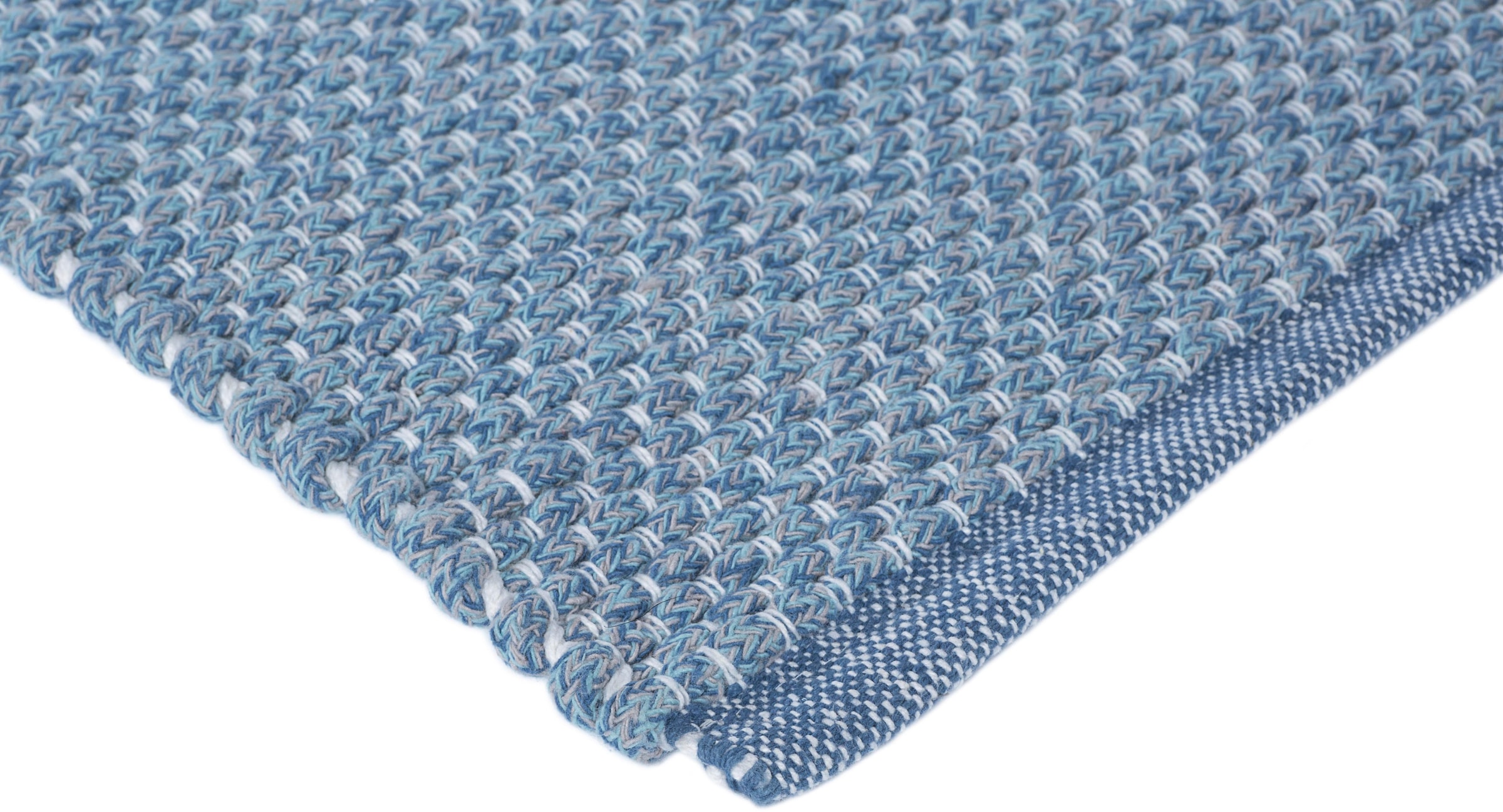 LUXOR living Teppich »Liv«, rechteckig, 12 mm Höhe, Handweb, reine Baumwolle, handgewebt, Uni-Farben, leicht meliert
