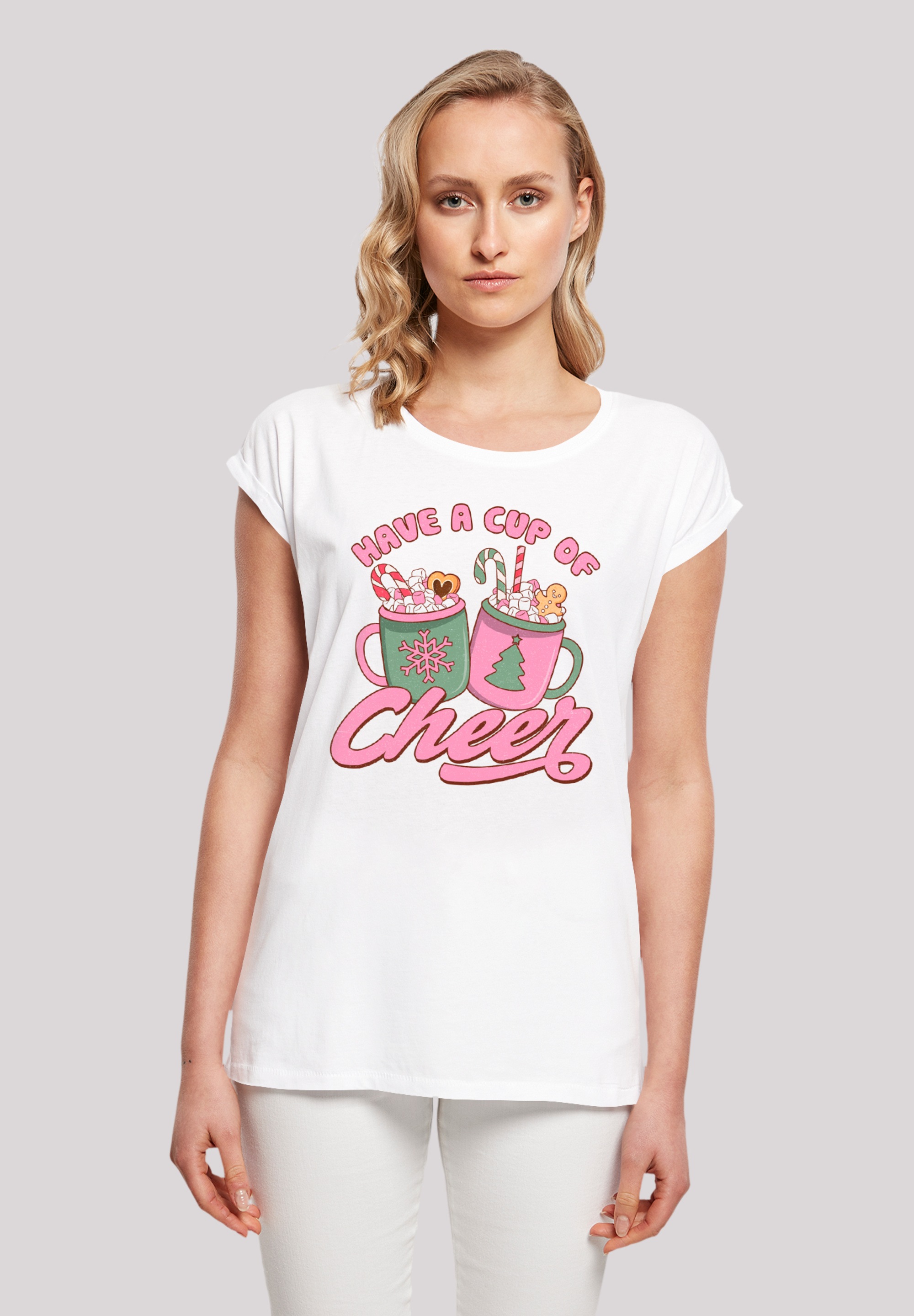 F4NT4STIC Marškinėliai »Have a Cup of Cheer Weih...