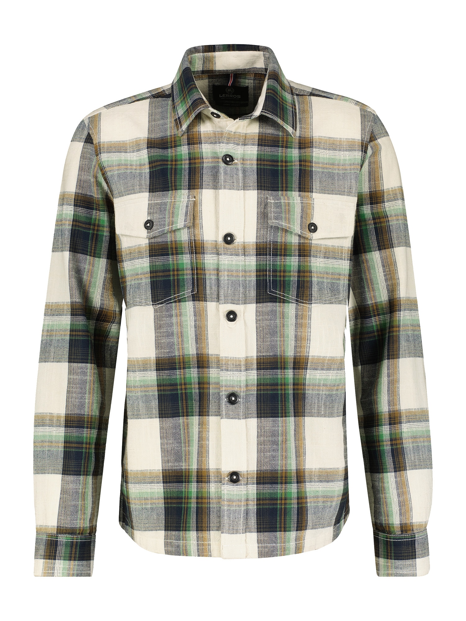 LERROS Outdoorhemd "Karierte Hemdjacke"