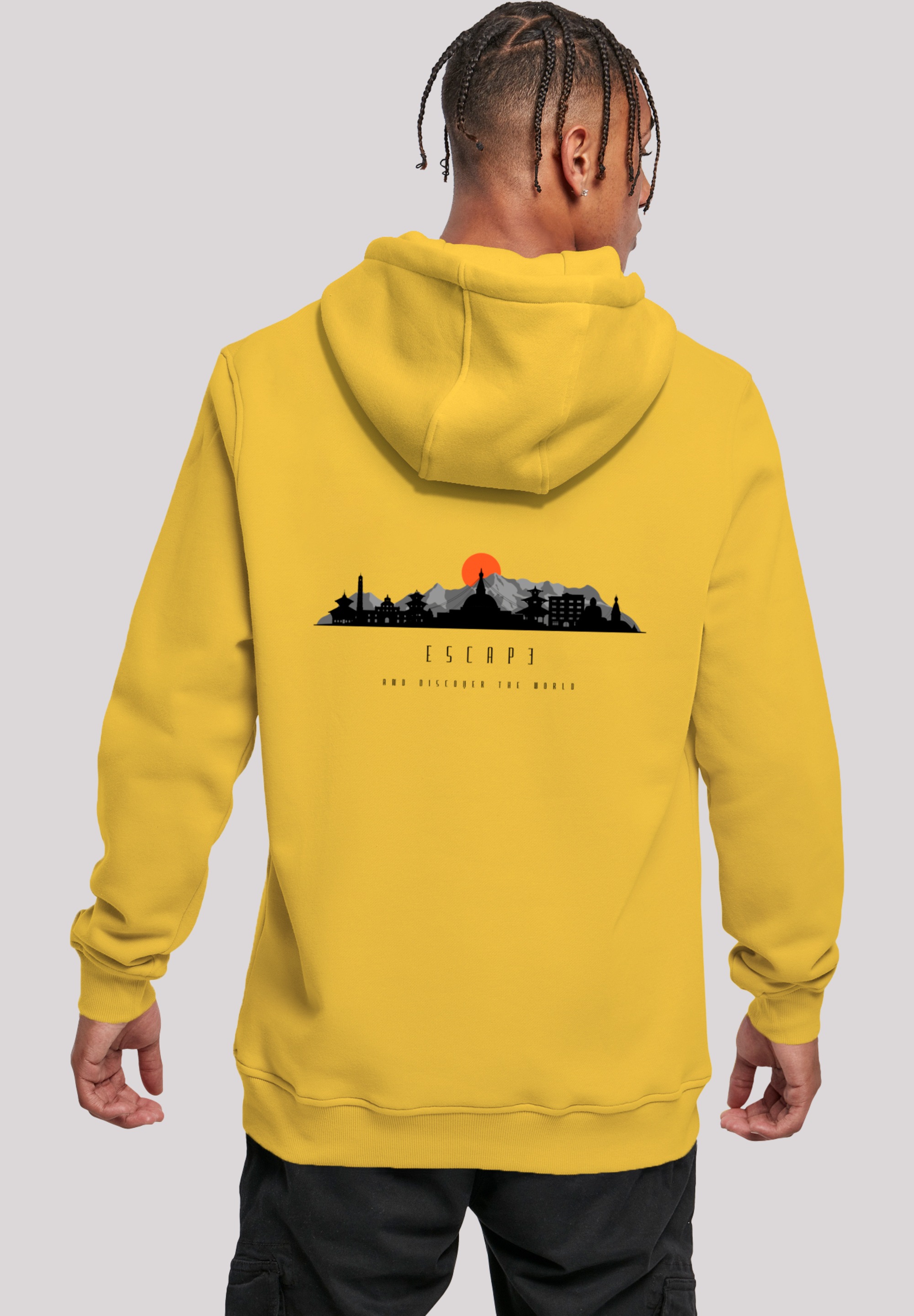 F4NT4STIC Kapuzenpullover "Escape Discover the World Asian Town" Premium Qu günstig online kaufen