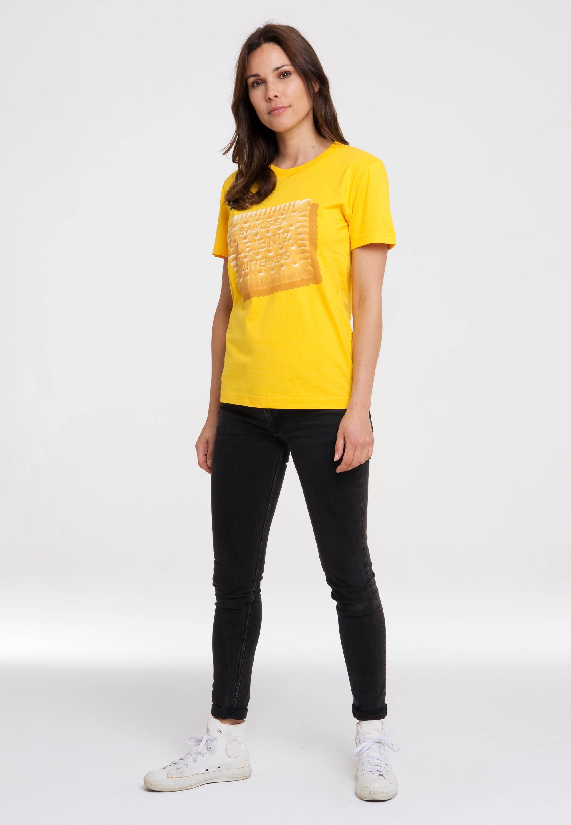 LOGOSHIRT T-Shirt »Leibniz Keks«, mit lizenziertem Print