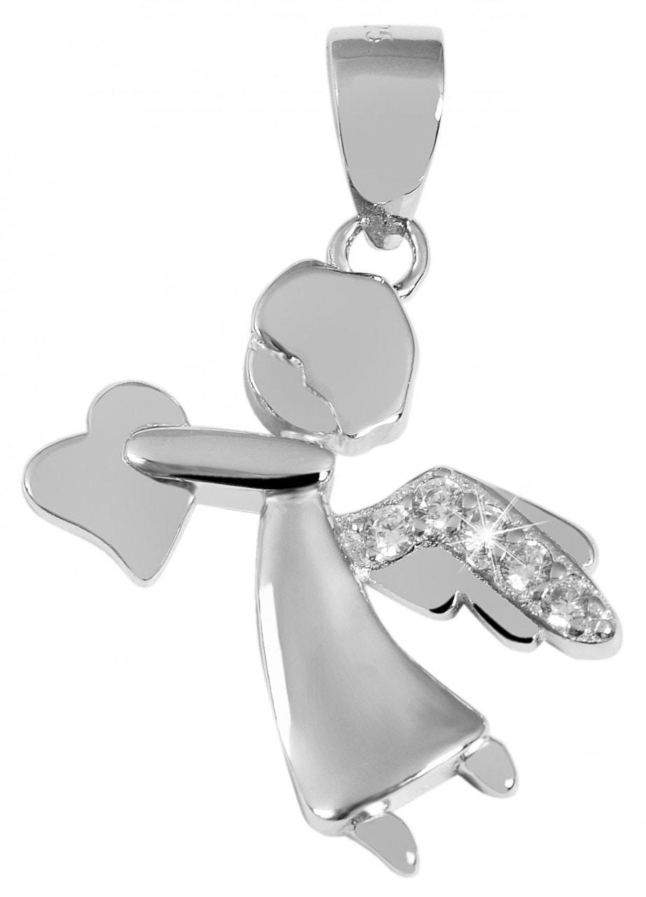 Adelia´s Kettenanhänger »hochwertiger Engel Anhänger aus 925 Sterling Silber«