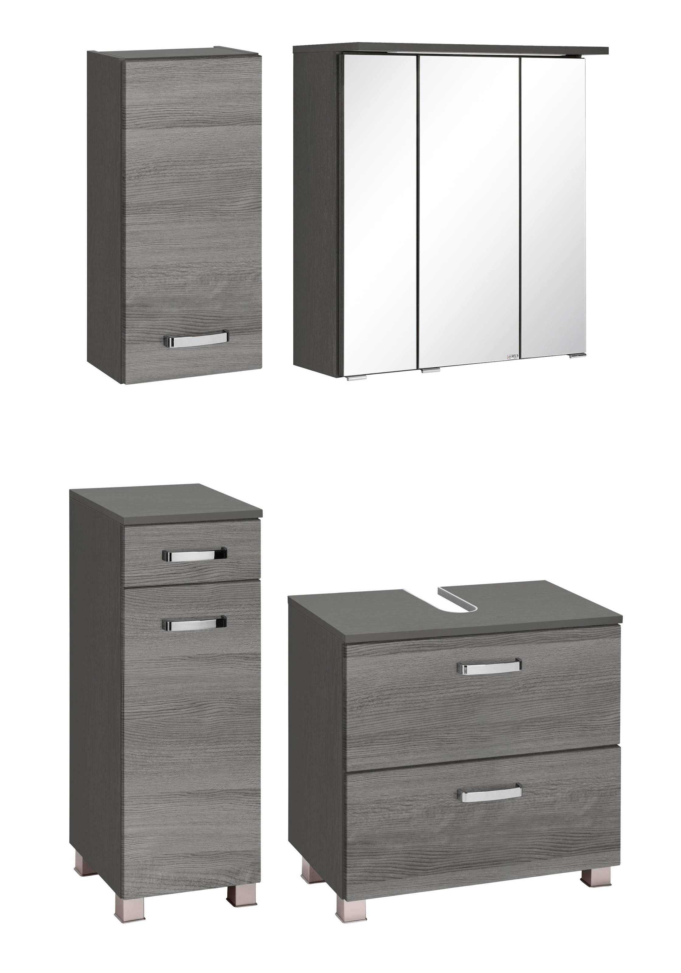 welltime Badmöbel-Set "Ravenna" 4 Stk. tlg. Hängeschrank, Unterschrank, Spi günstig online kaufen