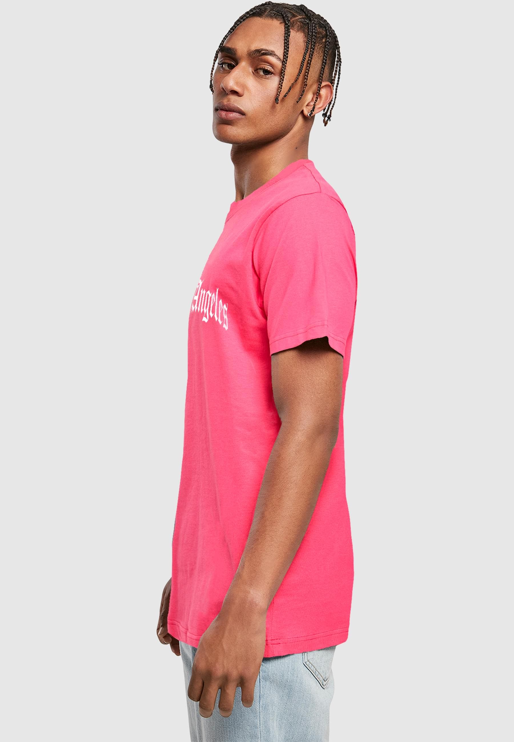 MisterTee T-Shirt »MisterTee Herren Los Angeles Wording Tee«, (1 tlg.)