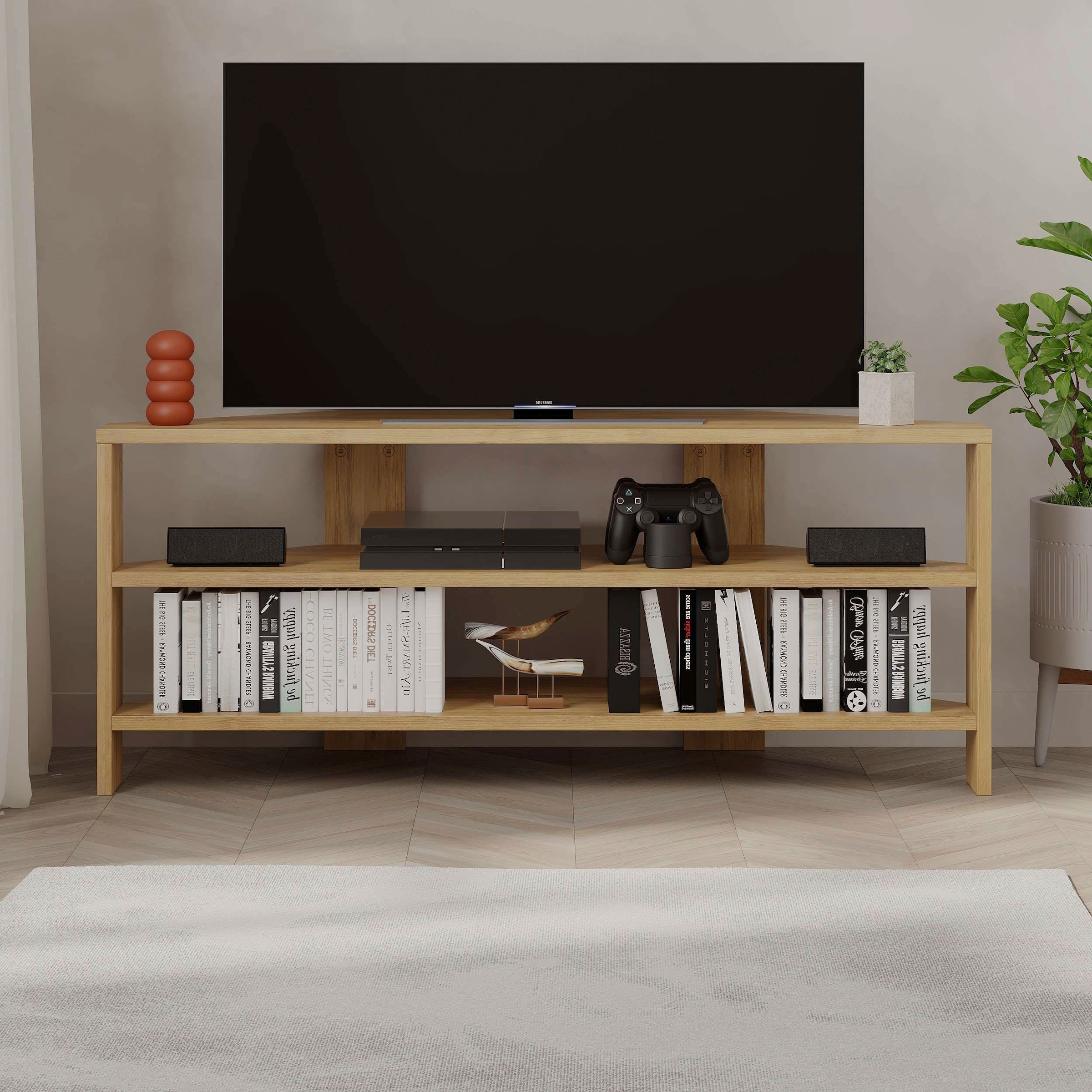 Decortie TV-Schrank »Thales TV Schrank«, (Packung), Einfache Montage,Platzsparend