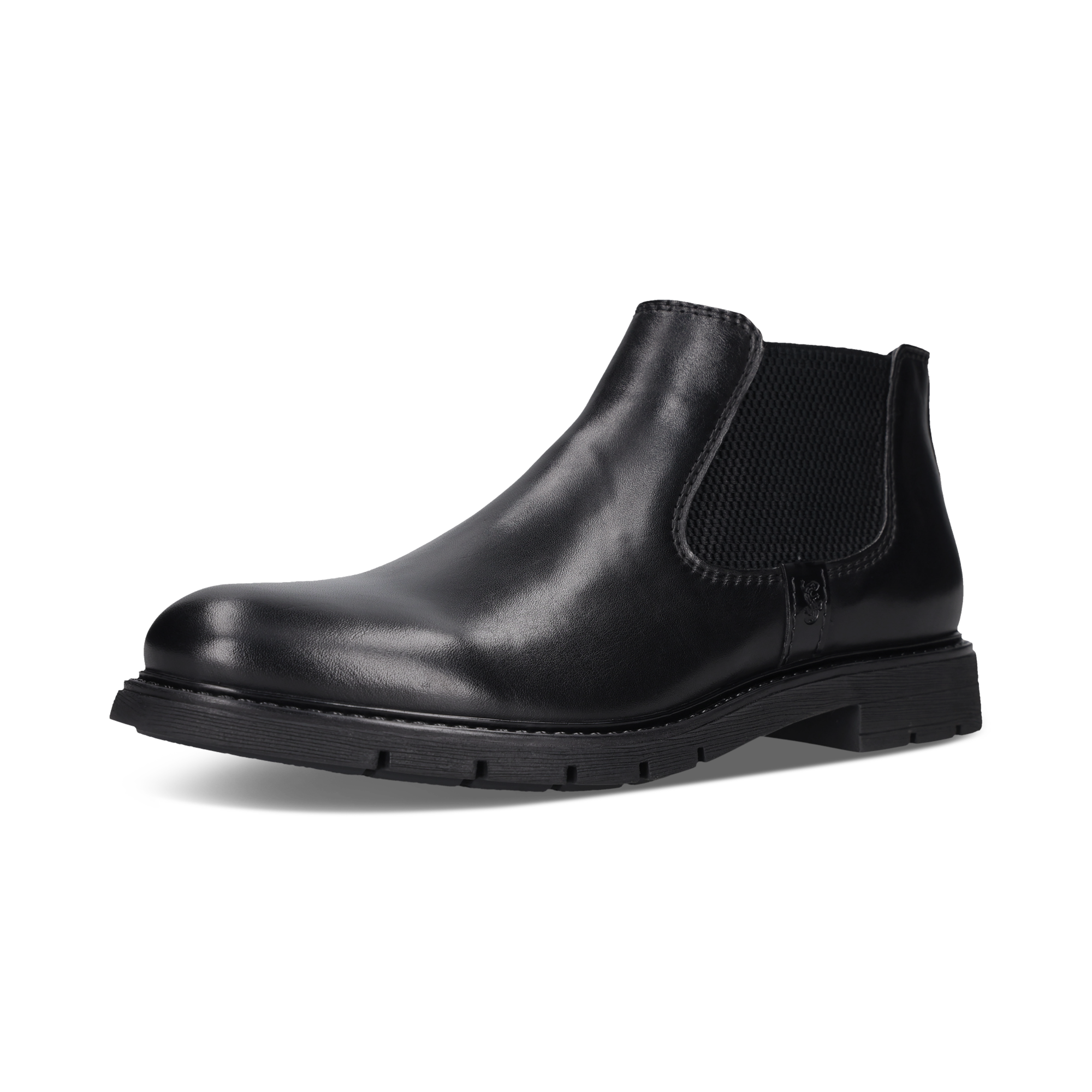SALAMANDER Herren Chelseaboots "Cottbus", Gr. 44, schwarz, Nappaleder, Schuhe, Stiefelette, Schlupfboots mit seitlichen Stretcheinsätzen
