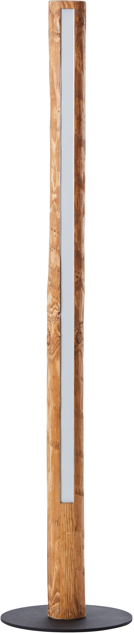 flammig-flammig, BAUR LED kiefer Stehlampe dimmbar, | warmweiß, 2900 cm, H Brilliant gebeizt »Odun«, 1 Holz/Metall, 141 lm,