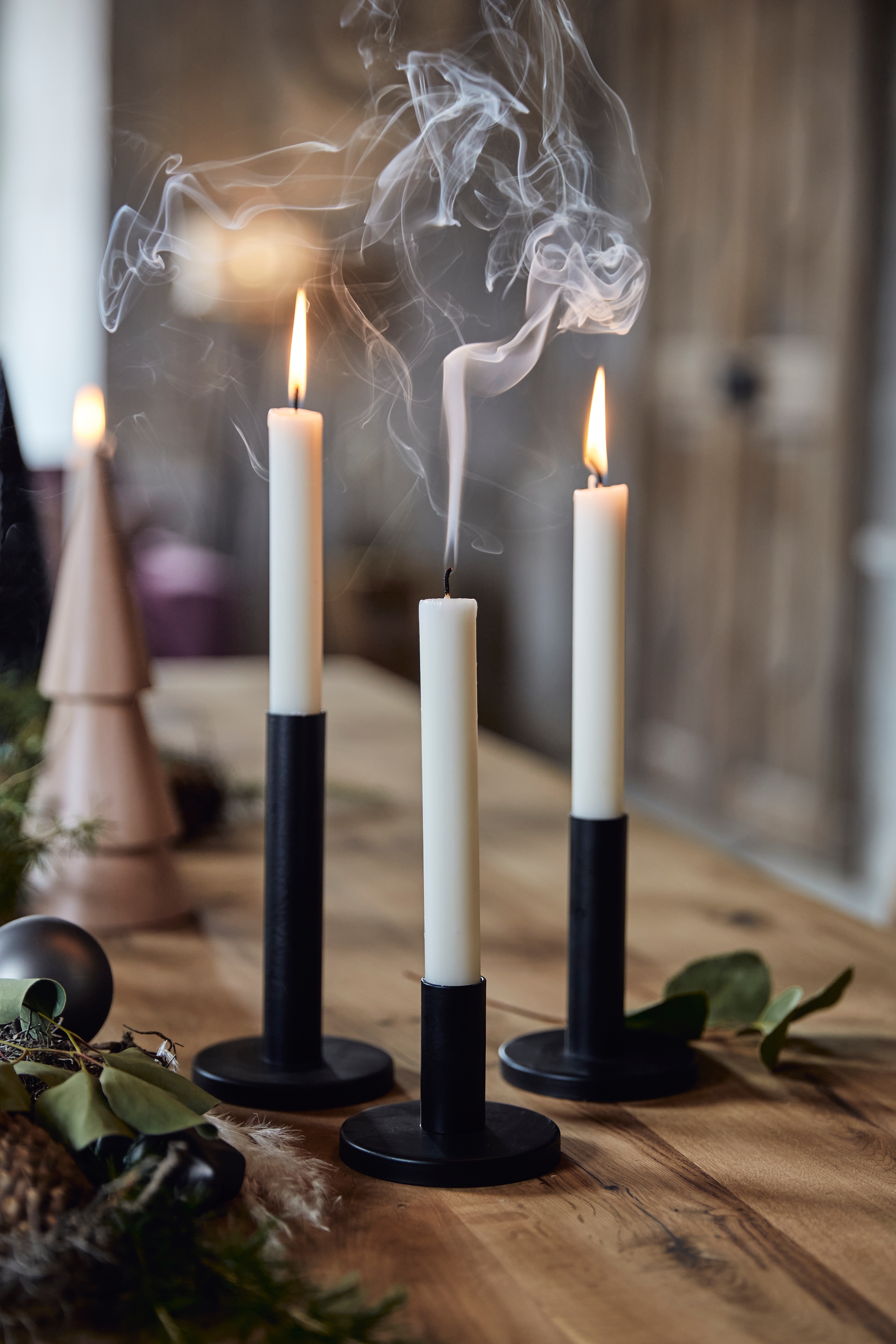 BOLTZE Kerzenleuchter »Malko«, (Set, 3 St.), aus Eisen kaufen | BAUR