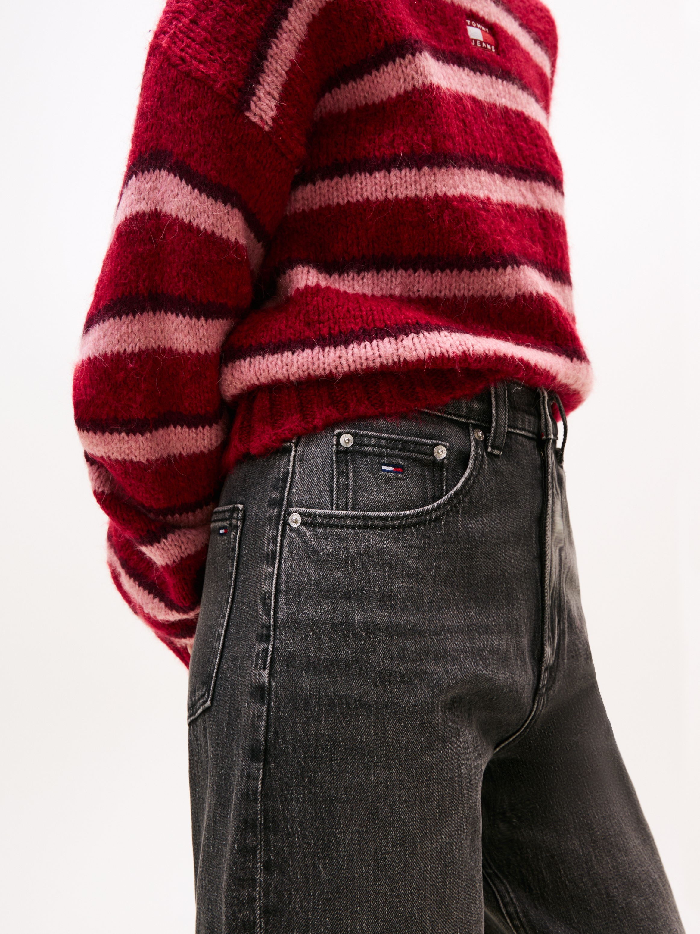 Tommy Jeans Tapered-fit-Jeans "MOM JEAN UH TPR BI0187" günstig online kaufen