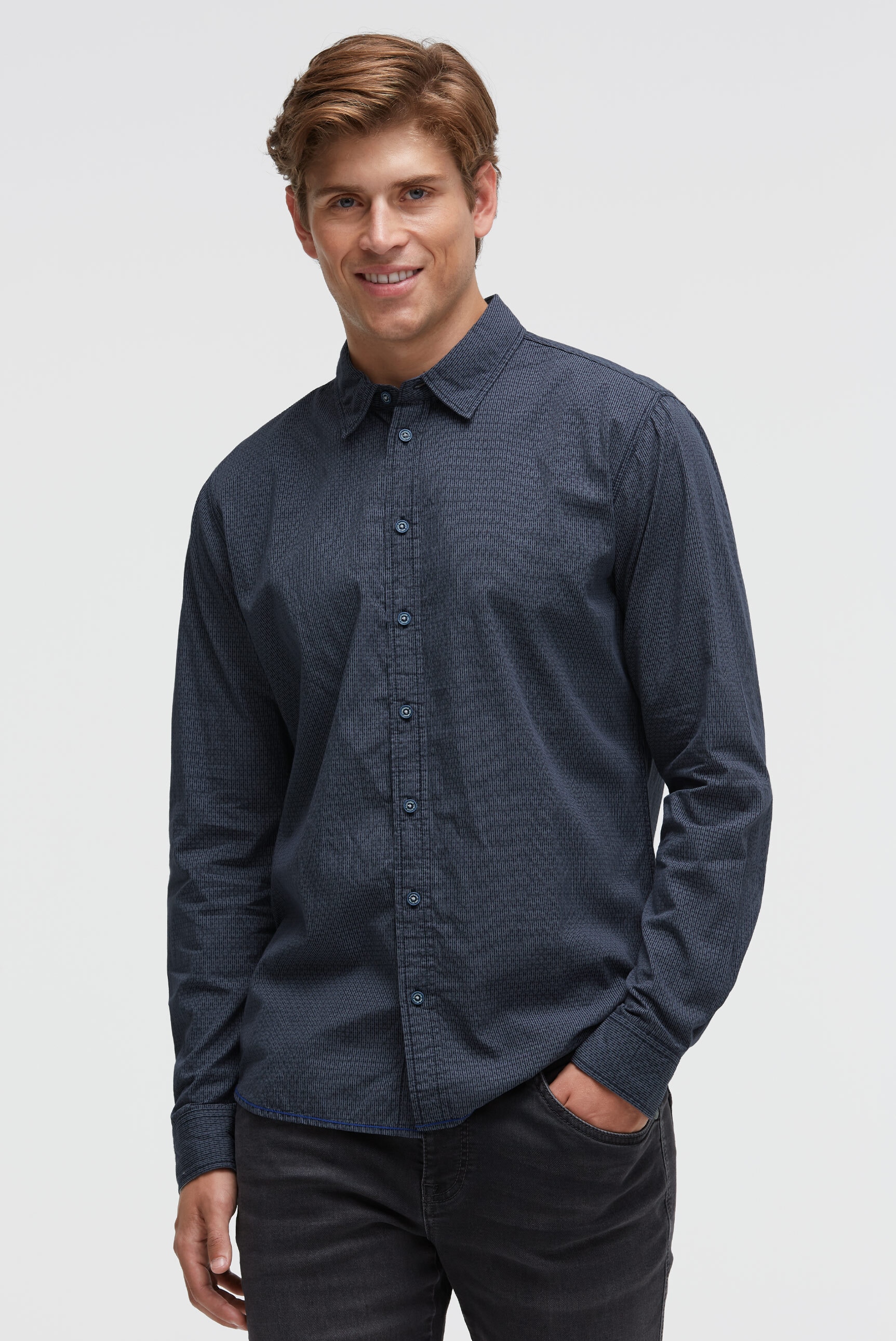 CAMP DAVID Langarmhemd mit Kentkragen günstig online kaufen