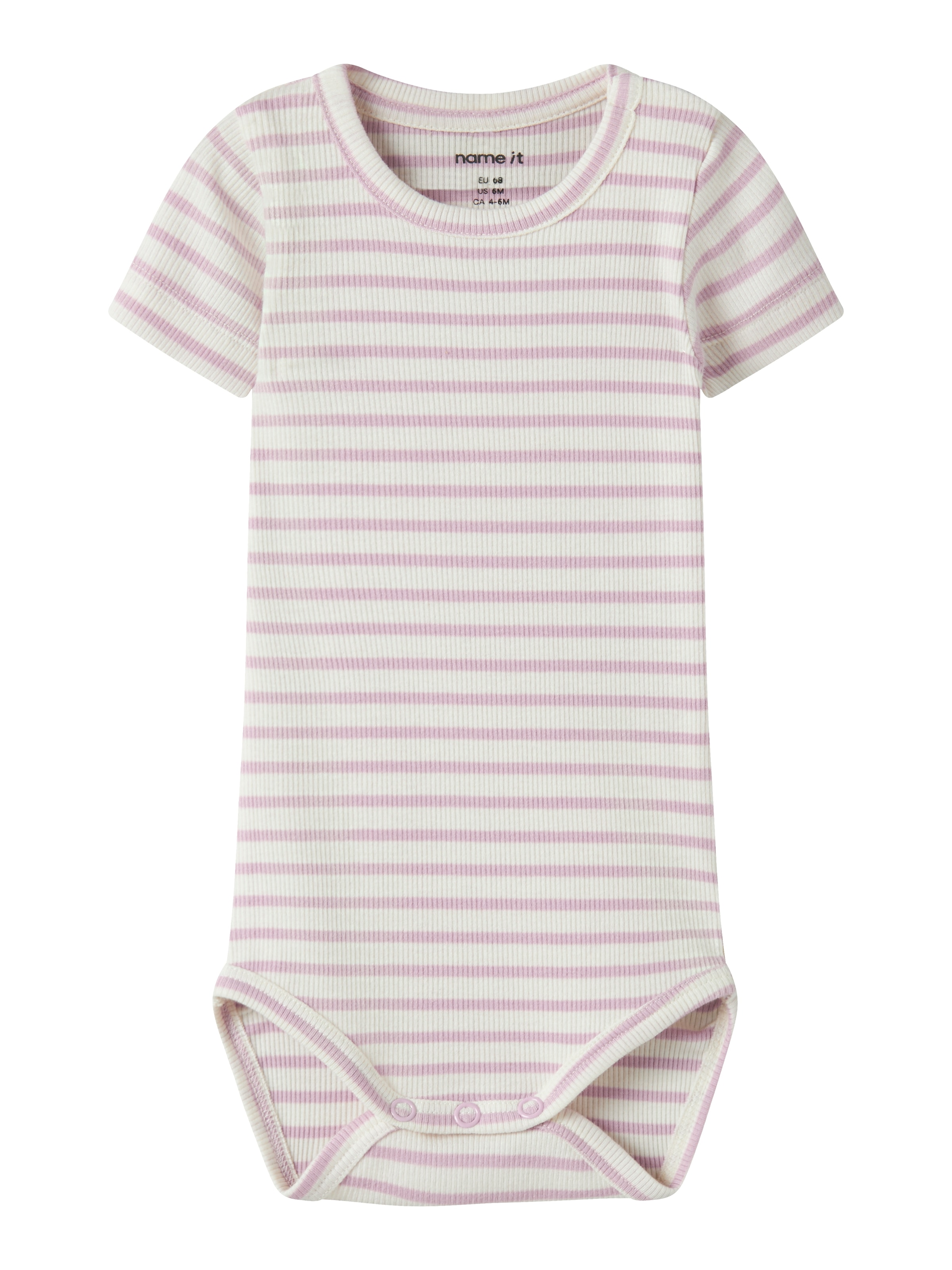 Name It Kurzarmbody »NBNBANI SS BODY NOOS« Baumwollmischung, Jersey Rippqualität