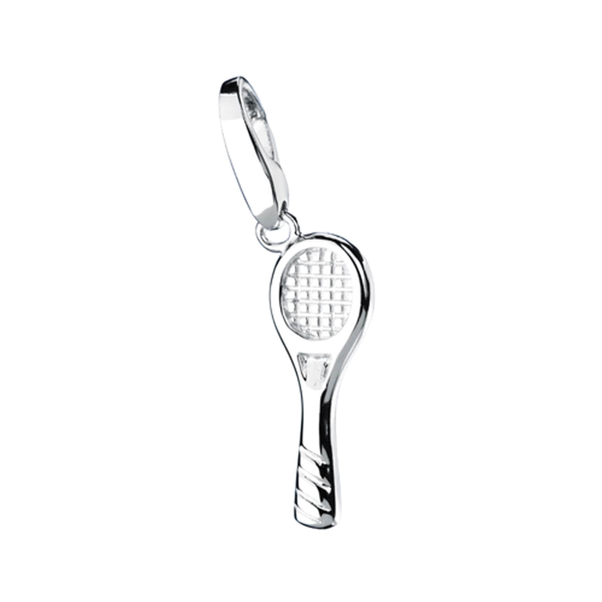 Charm-Einhänger »Tennisschläger, Silber 925«