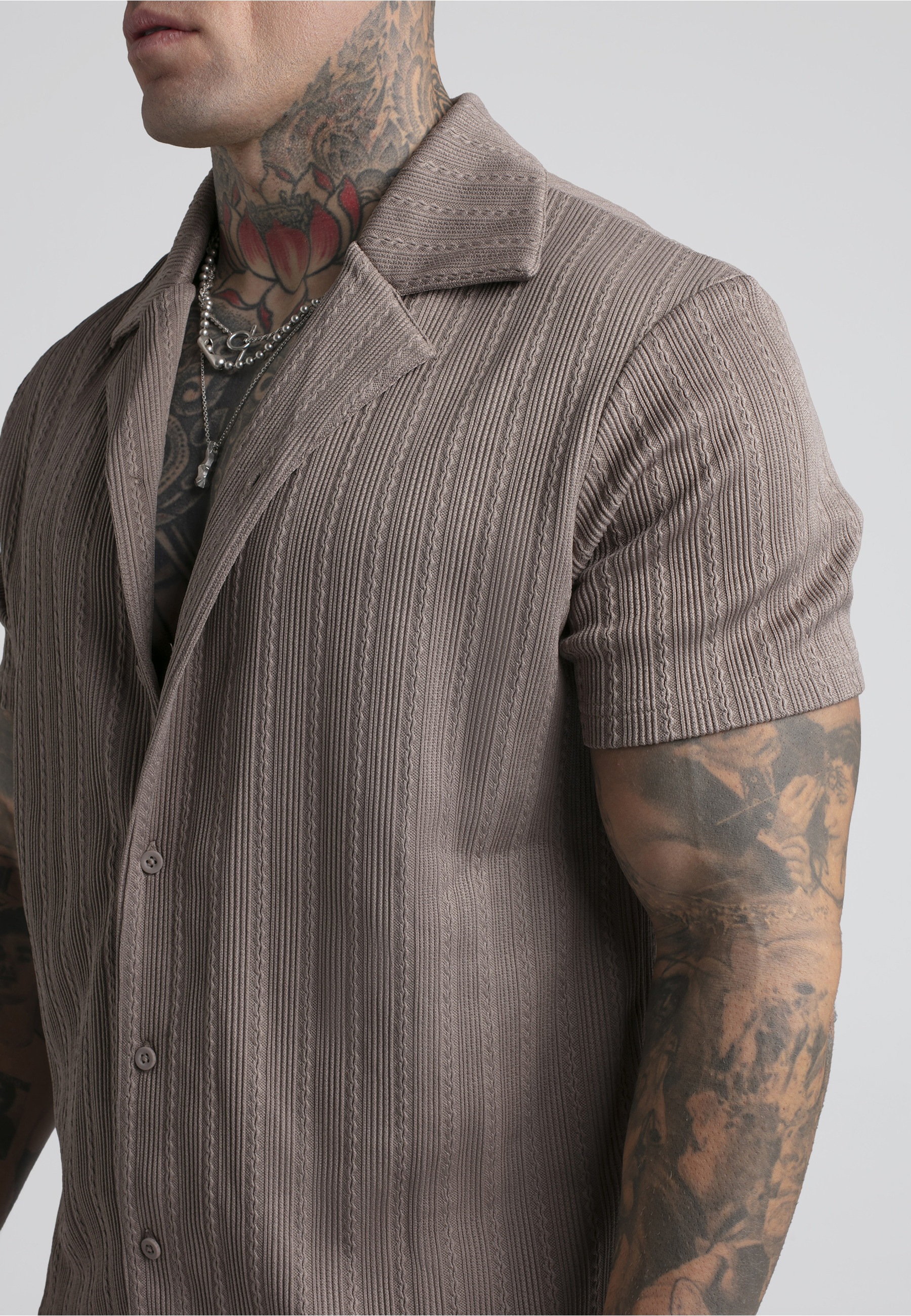 Siksilk Kurzarmhemd »SikSilk Textured Shirt« 1