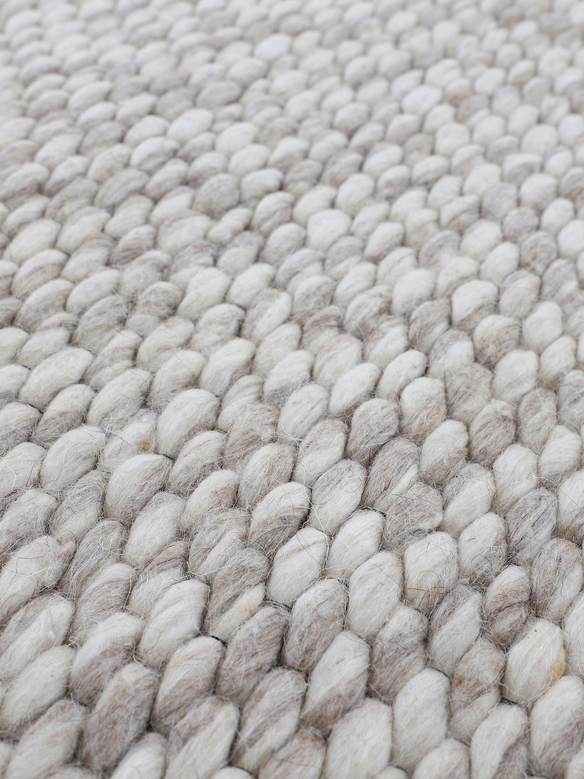 carpetfine Läufer »Sina«, rechteckig, 14 mm Höhe, Handweb Teppich, reine Wolle, meliert, handgewebt, weich & kuschelig