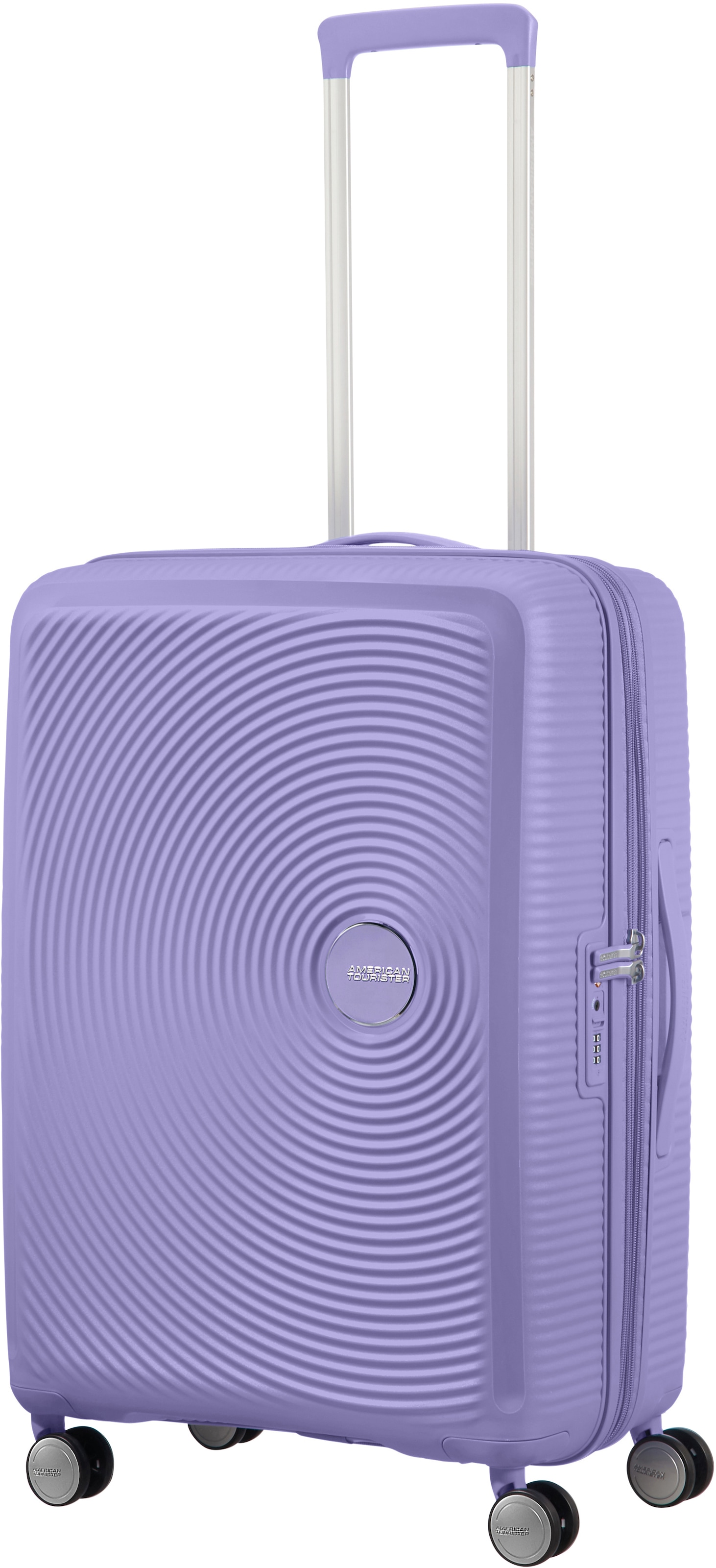 American Tourister® Hartschalen-Trolley »SOUNDBOX 67«, 4 St. Rollen, Koffer mittel groß Reisegepäck Volumenerweiterung TSA-Zahlenschloss