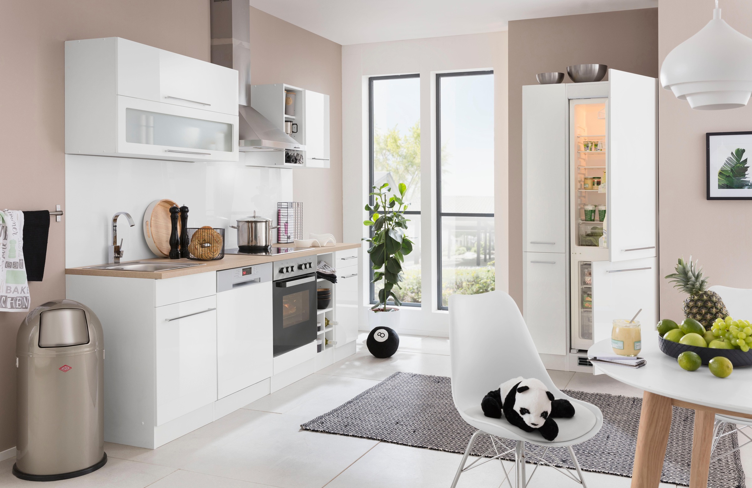KOCHSTATION Küchenzeile »KS-Eton«, ohne E-Geräte, Breite 330 cm