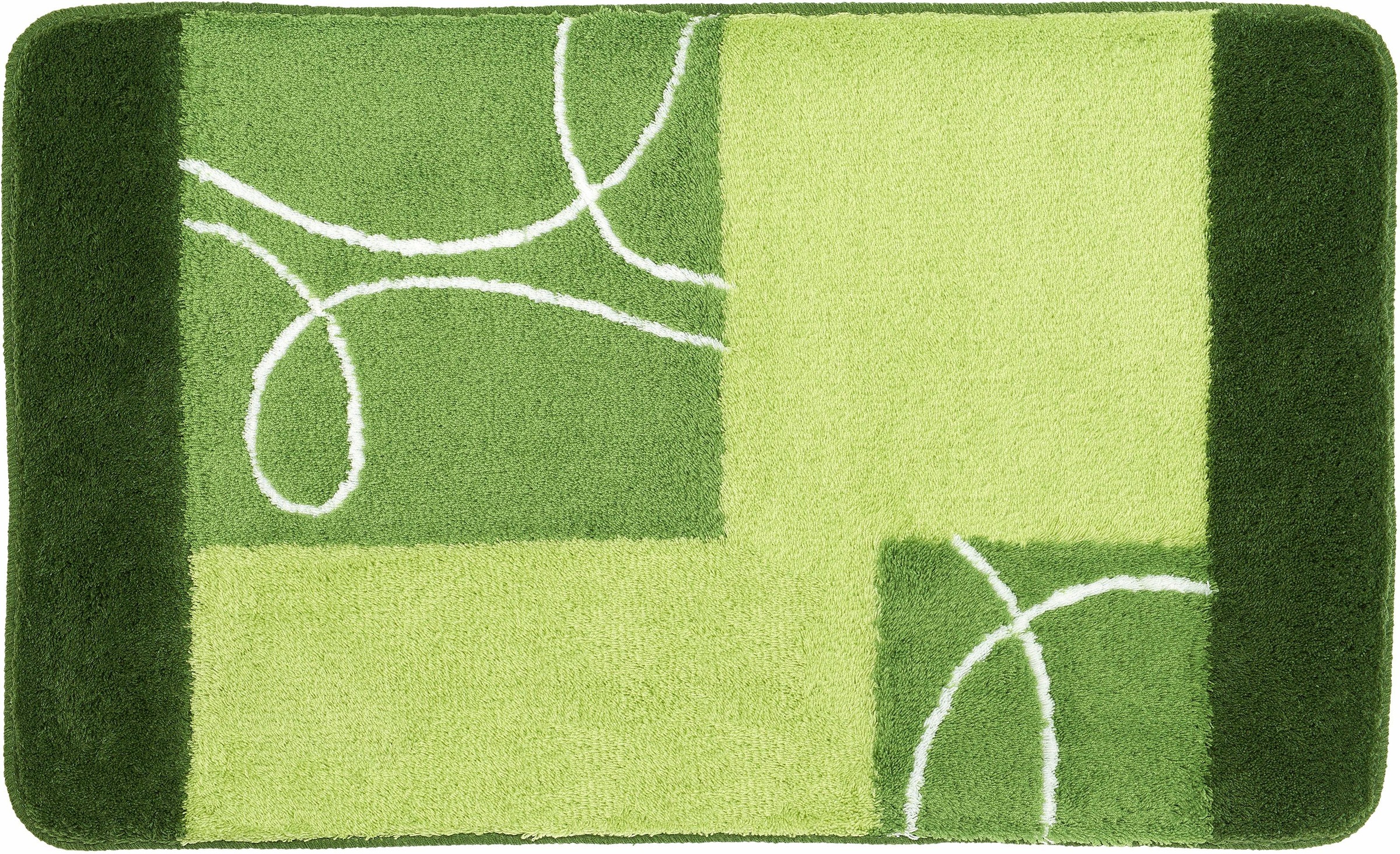 MEUSCH Badematte "Curly" Höhe 20 mm rutschhemmend beschichtet fußbodenheizu günstig online kaufen